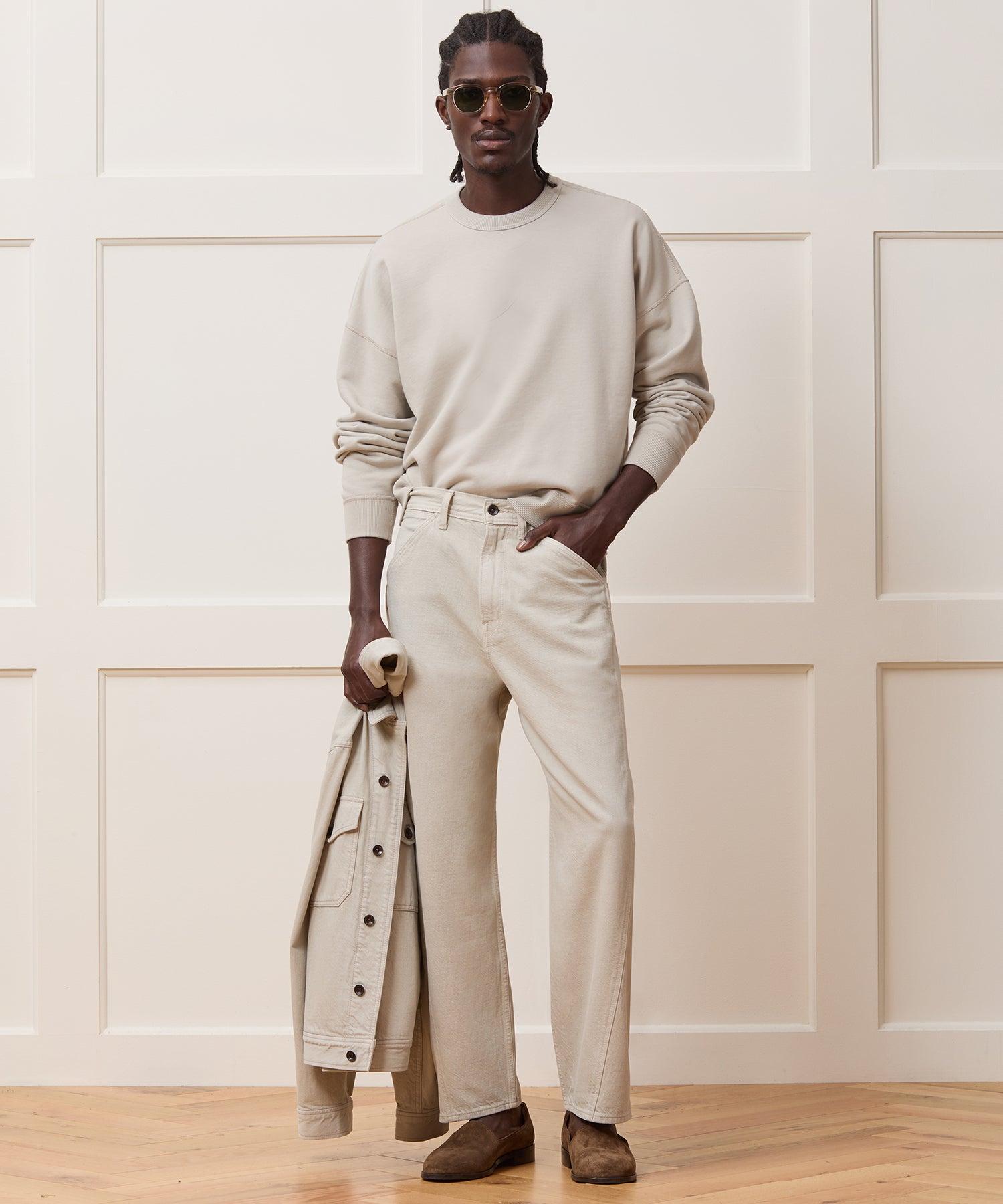 Relaxed Portuguese Terry Crewneck Product Image