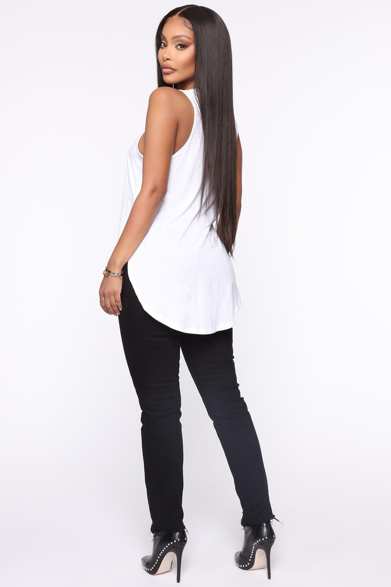 Laid Back Tank Top - White Product Image
