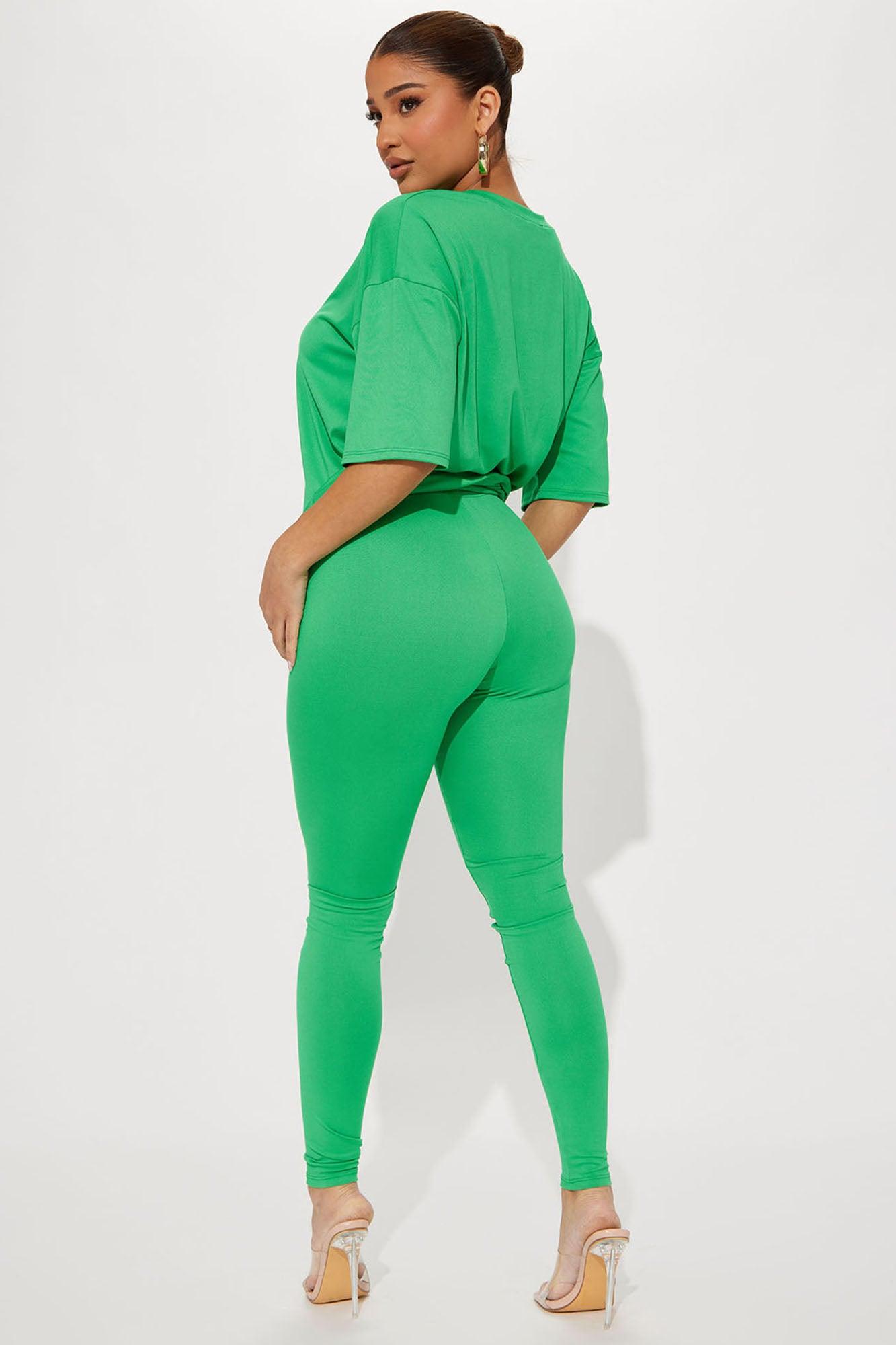 Weekend Vibes Legging Set - Green Product Image