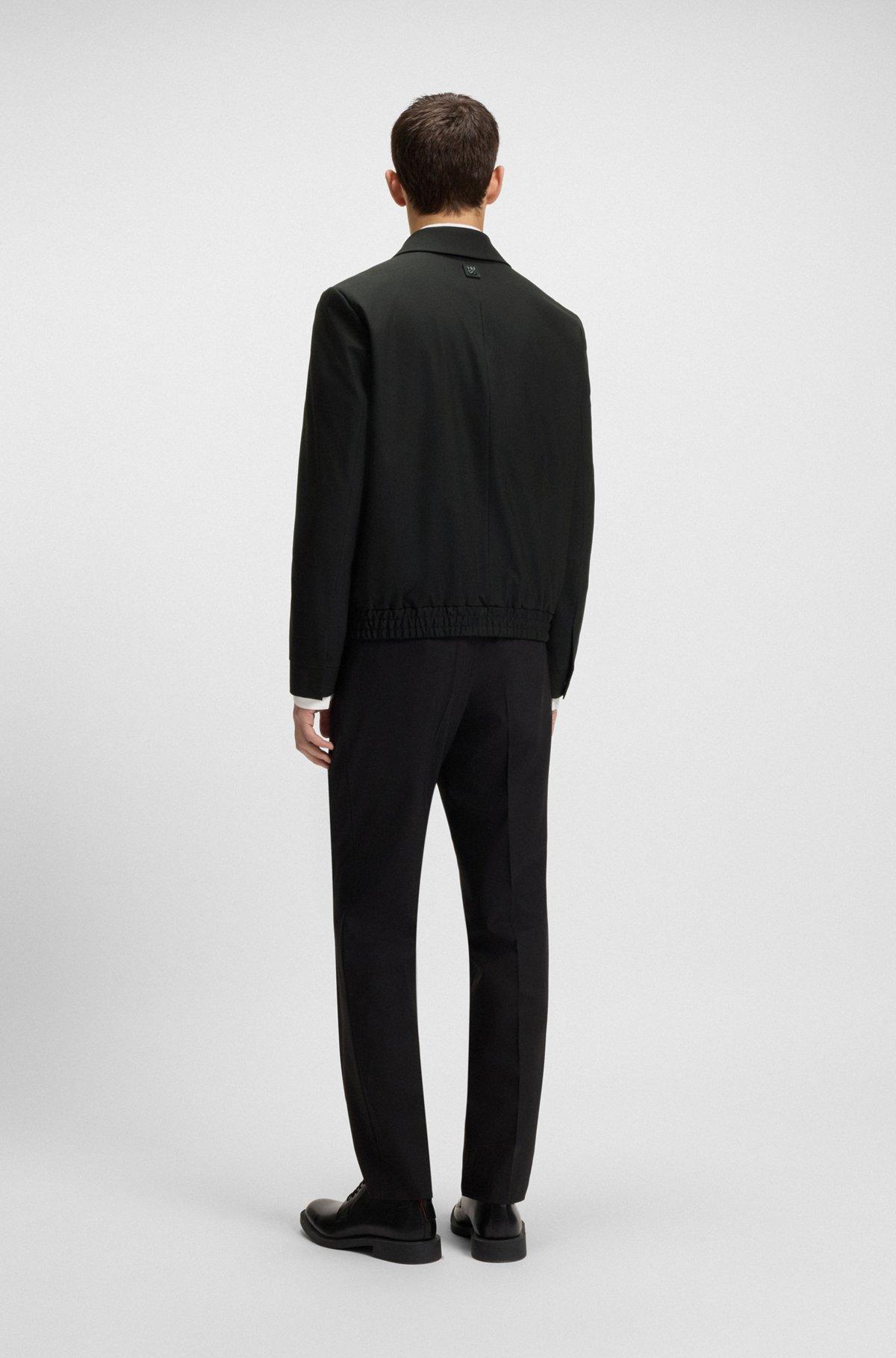 Slim-fit jacket in performance-stretch fabric Product Image