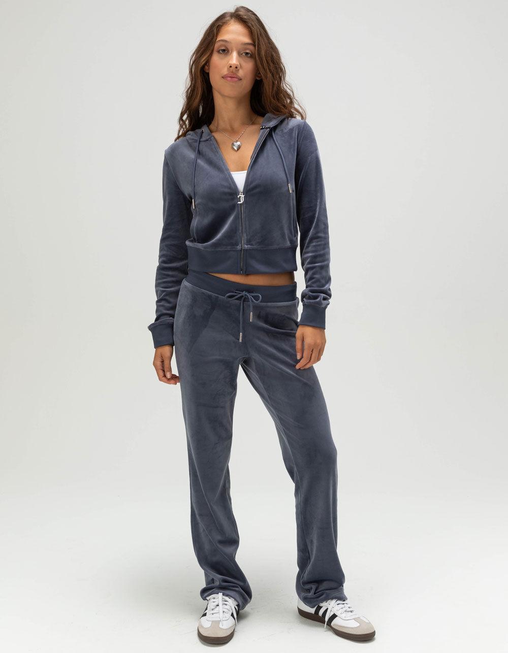 JUICY COUTURE OG Big Bling Womens Hoodie - INDIGO Product Image