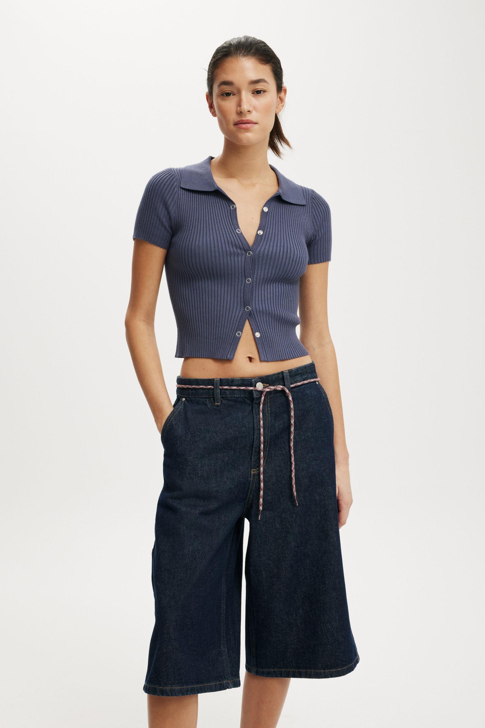 Cotton On Women - 91 Baggy Denim Jort Product Image
