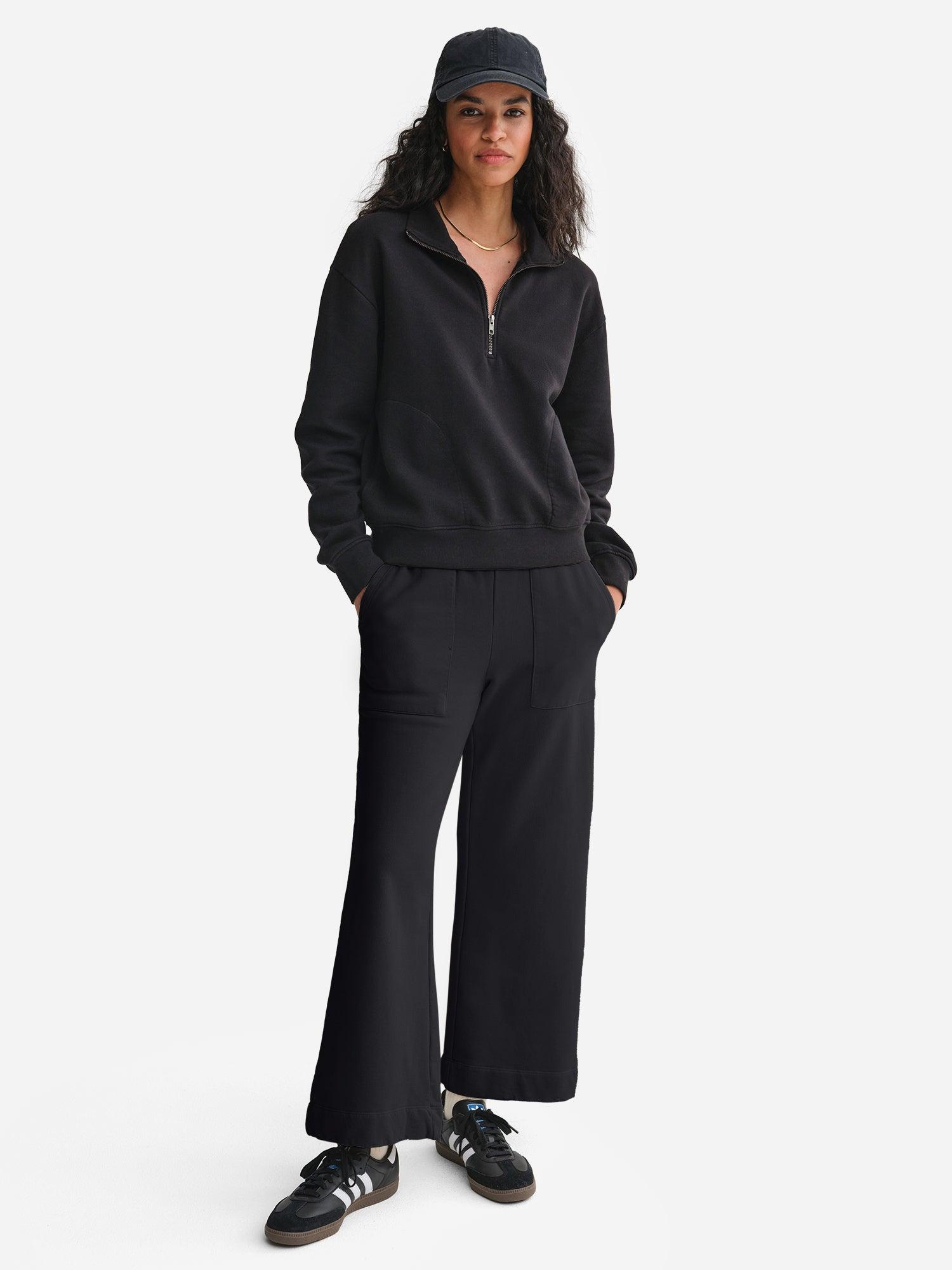 Organic Fleece Wide Leg Pant Female Product Image