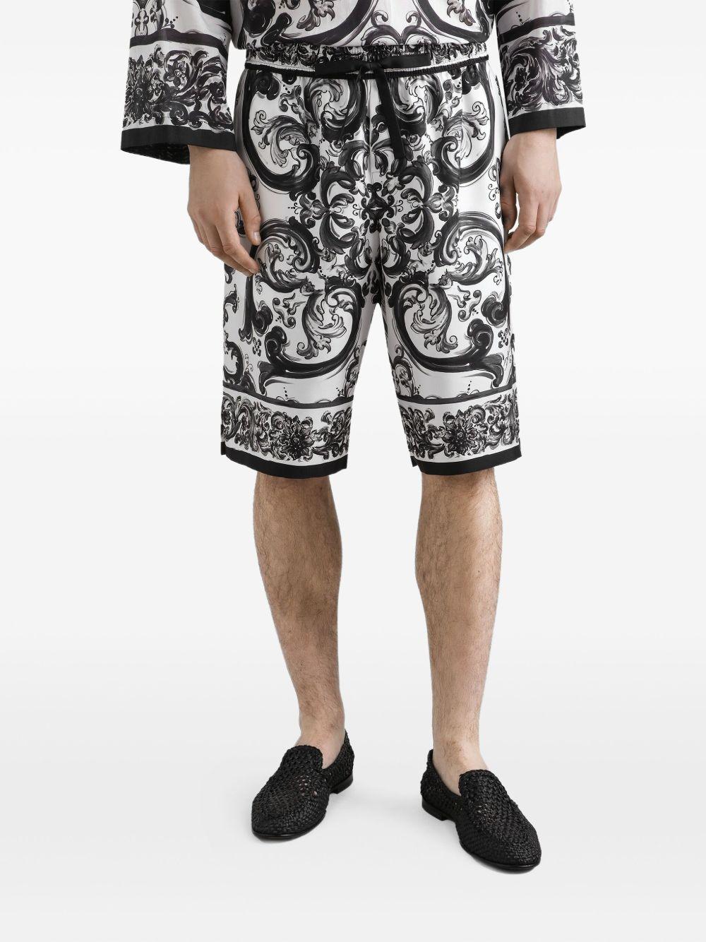 maiolica print bermuda shorts  Product Image