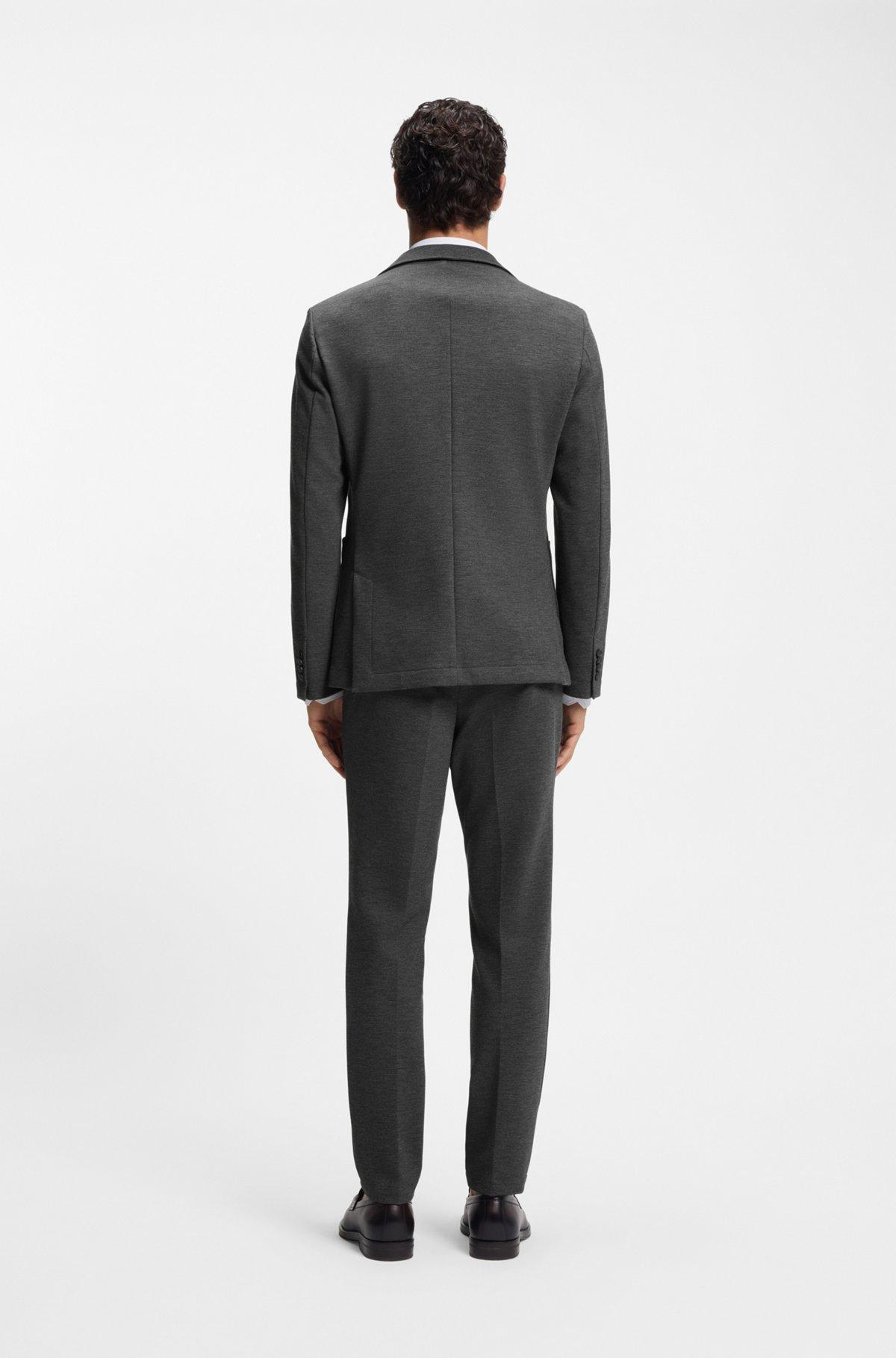 Slim-fit jacket in performance-stretch fabric Product Image