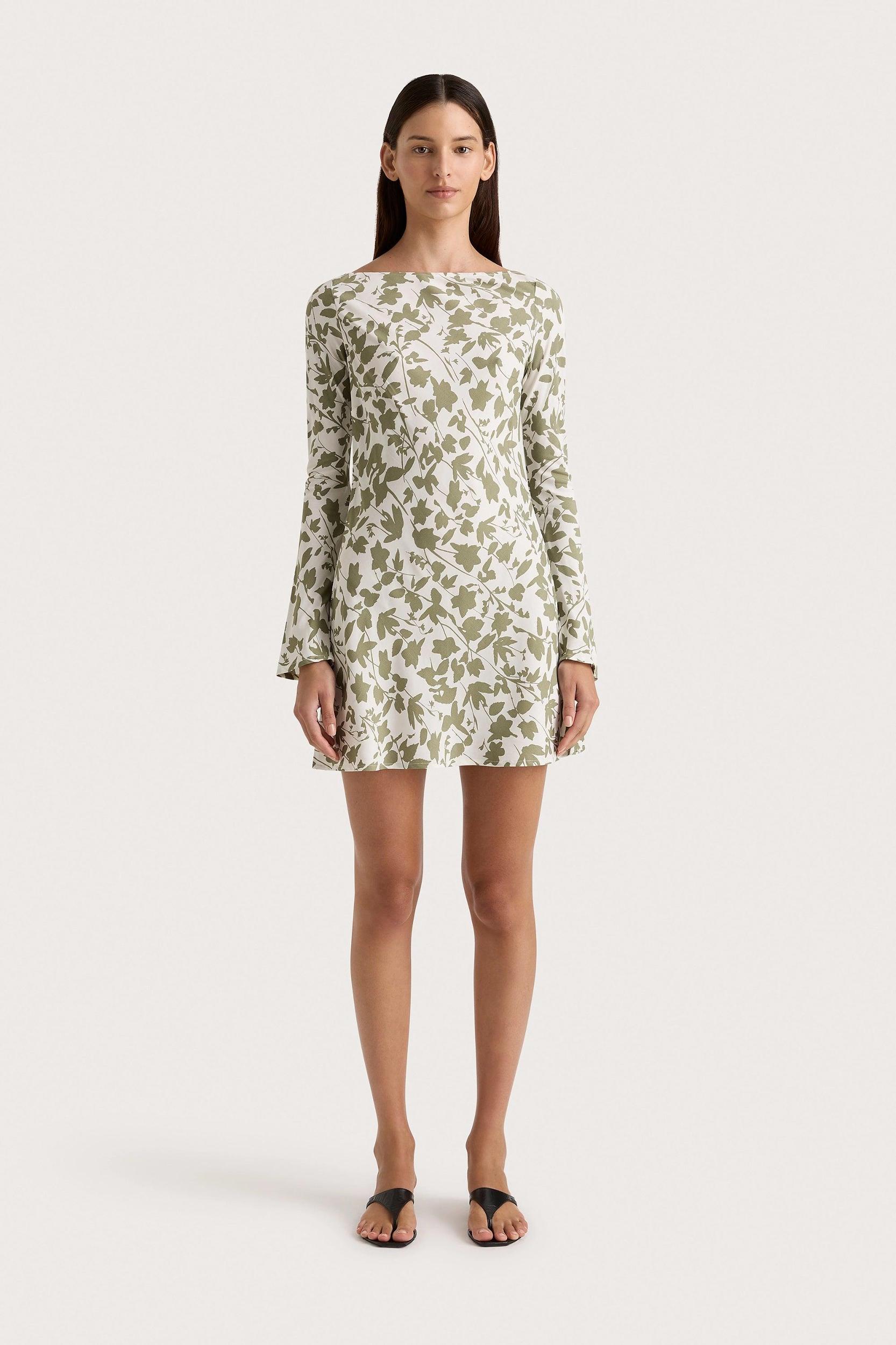 Lilou Mini Dress Poplar Sage - Final Sale Product Image