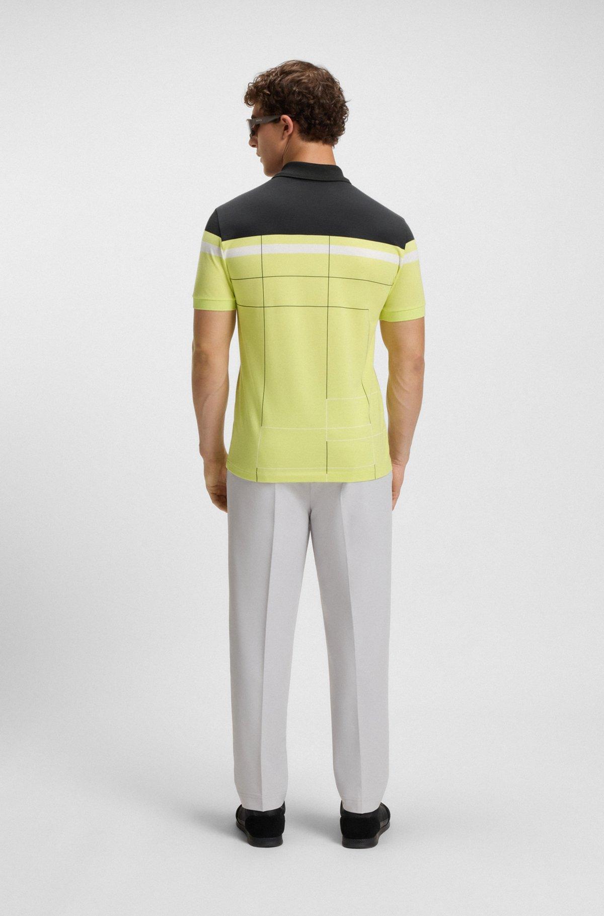 Slim-fit polo shirt in quick-dry stretch cotton Product Image