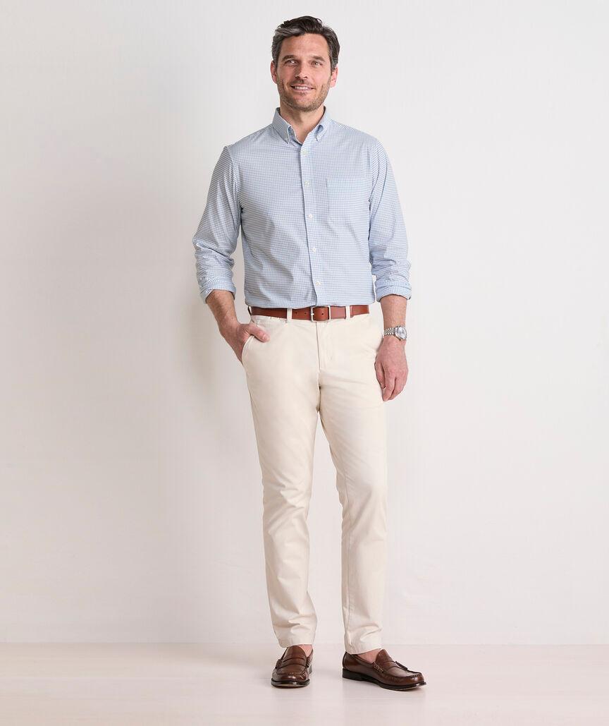 Calabash Check Performance Cotton Shirt Product Image