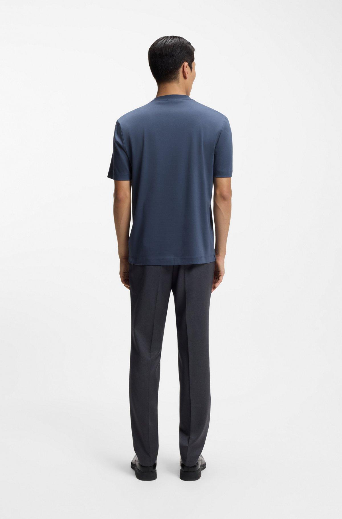 Mercerized-cotton T-shirt with Double B monogram Product Image