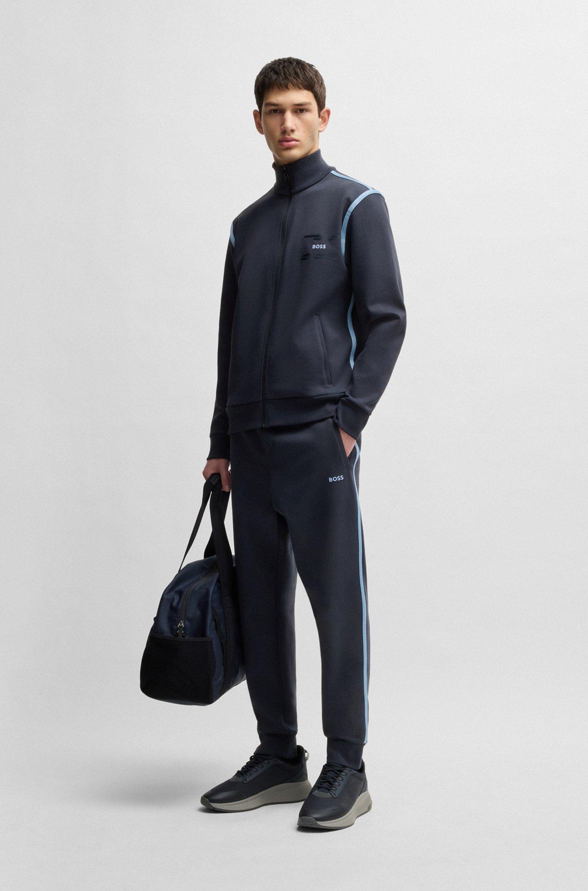 Zip-up sweatshirt with logo artwork Product Image