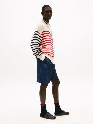 Wide-Leg Crinkle Chino Short Product Image