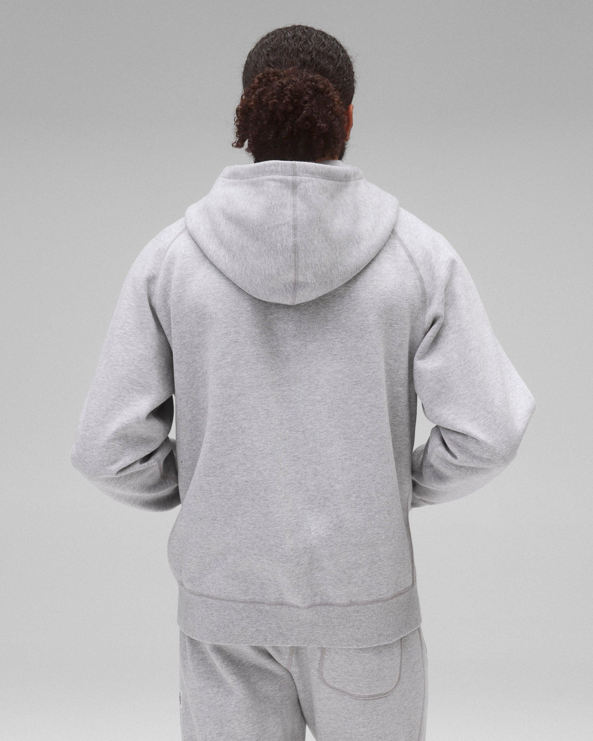 Brushed Fleece Standard Zip Hoodie Male Product Image