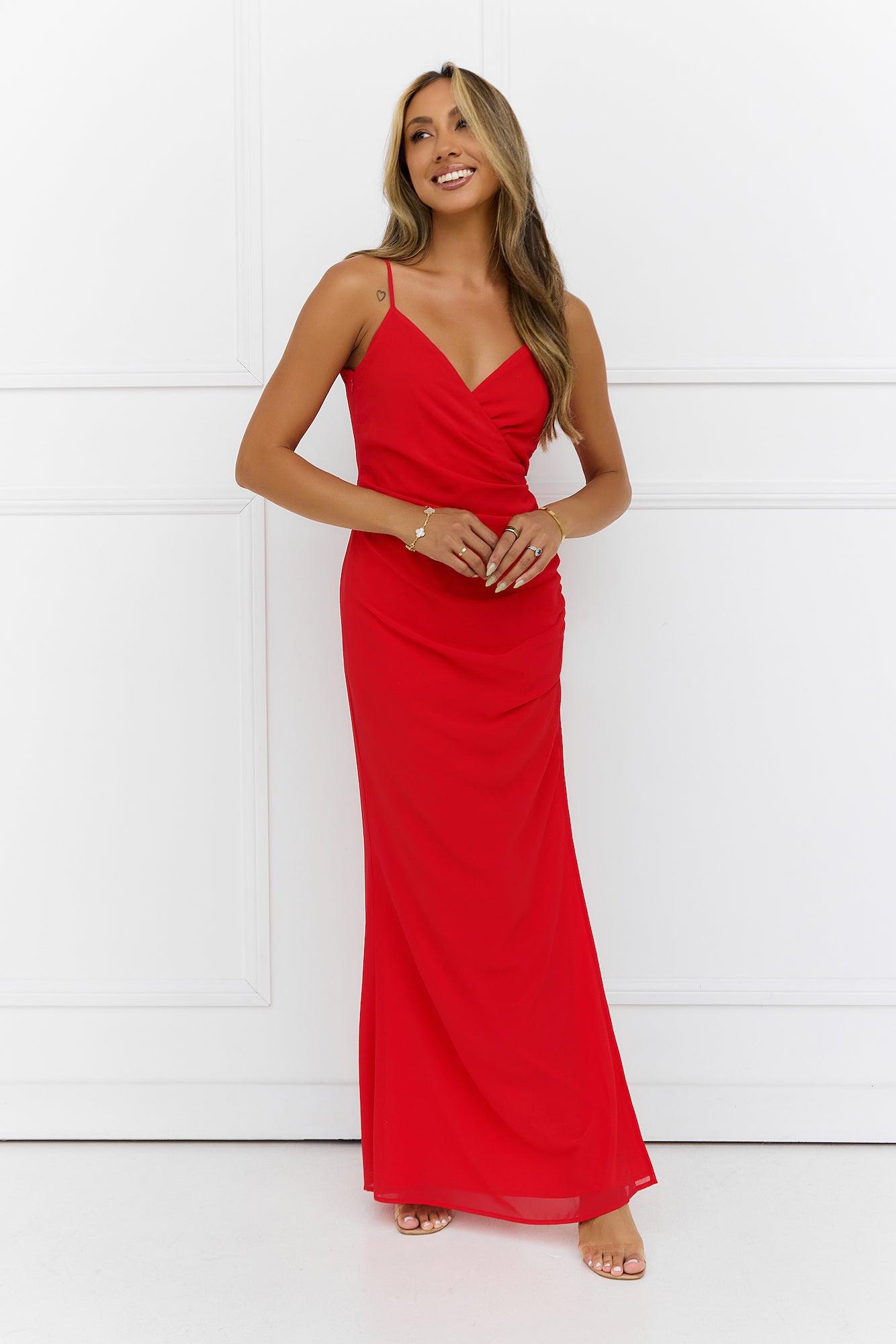 Spark Of Excitement Maxi Dress Tangerine Product Image