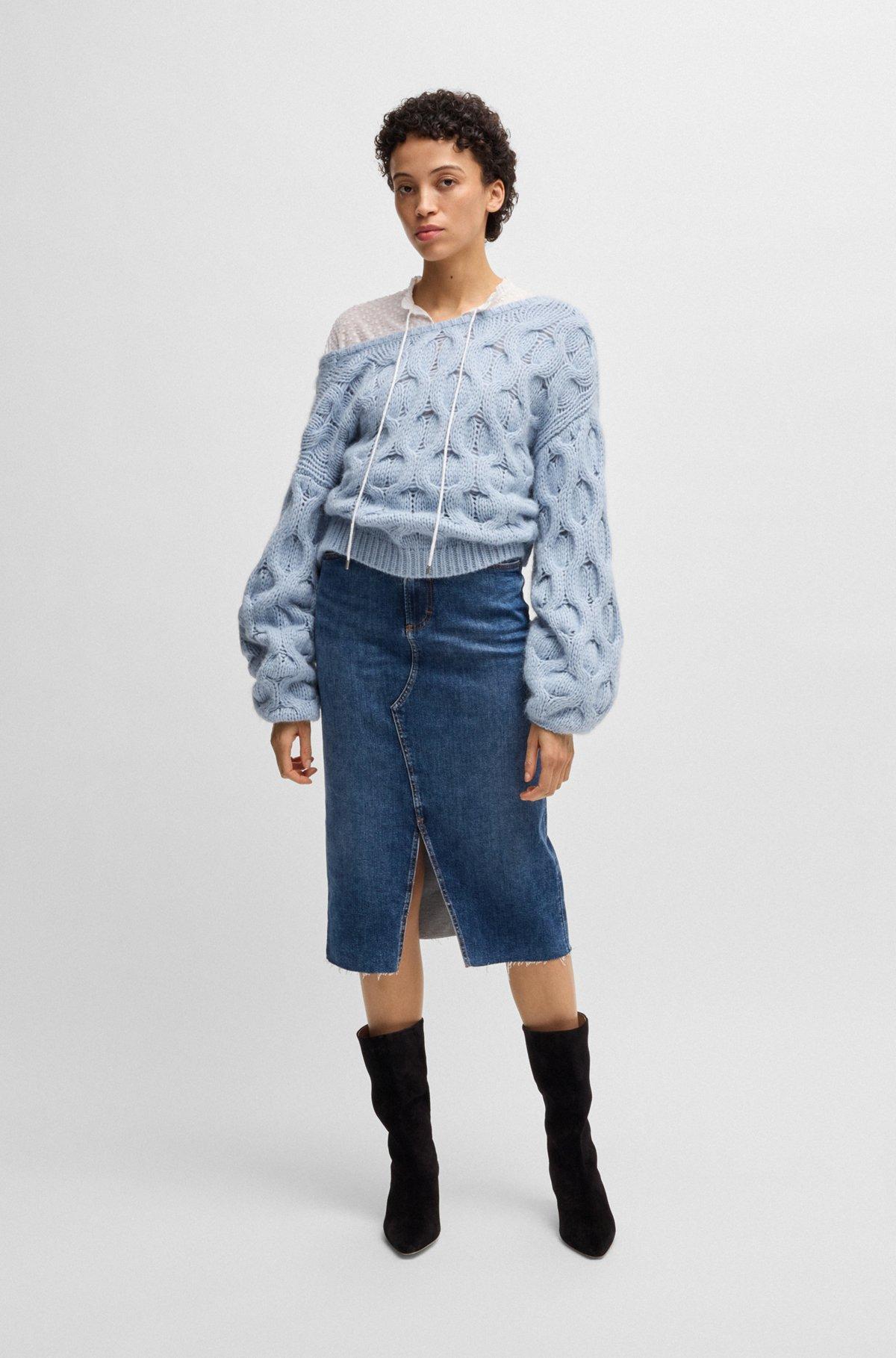 Reversible sweater in an oversize fit Product Image