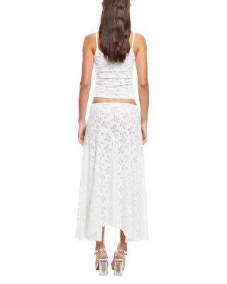 Lace Handkerchief Hem Skirt Product Image
