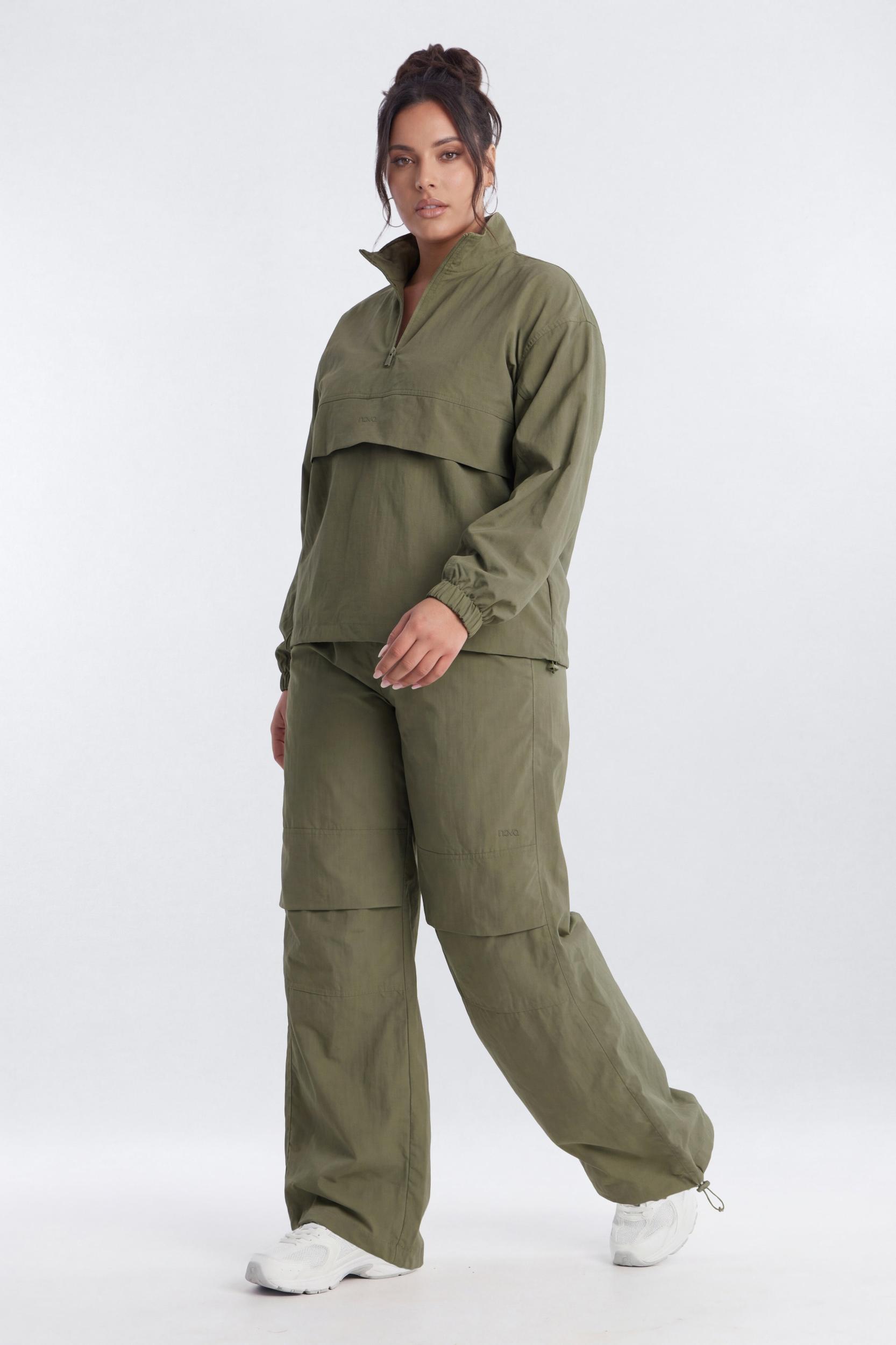 CoreNylon Hooded Full Zip Jacket - Moss Male Product Image