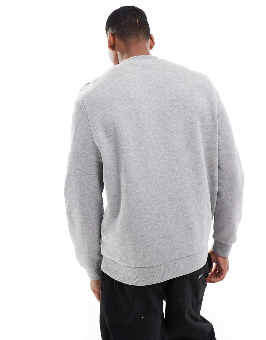 ASOS DESIGN essential sweatshirt in heather gray Product Image