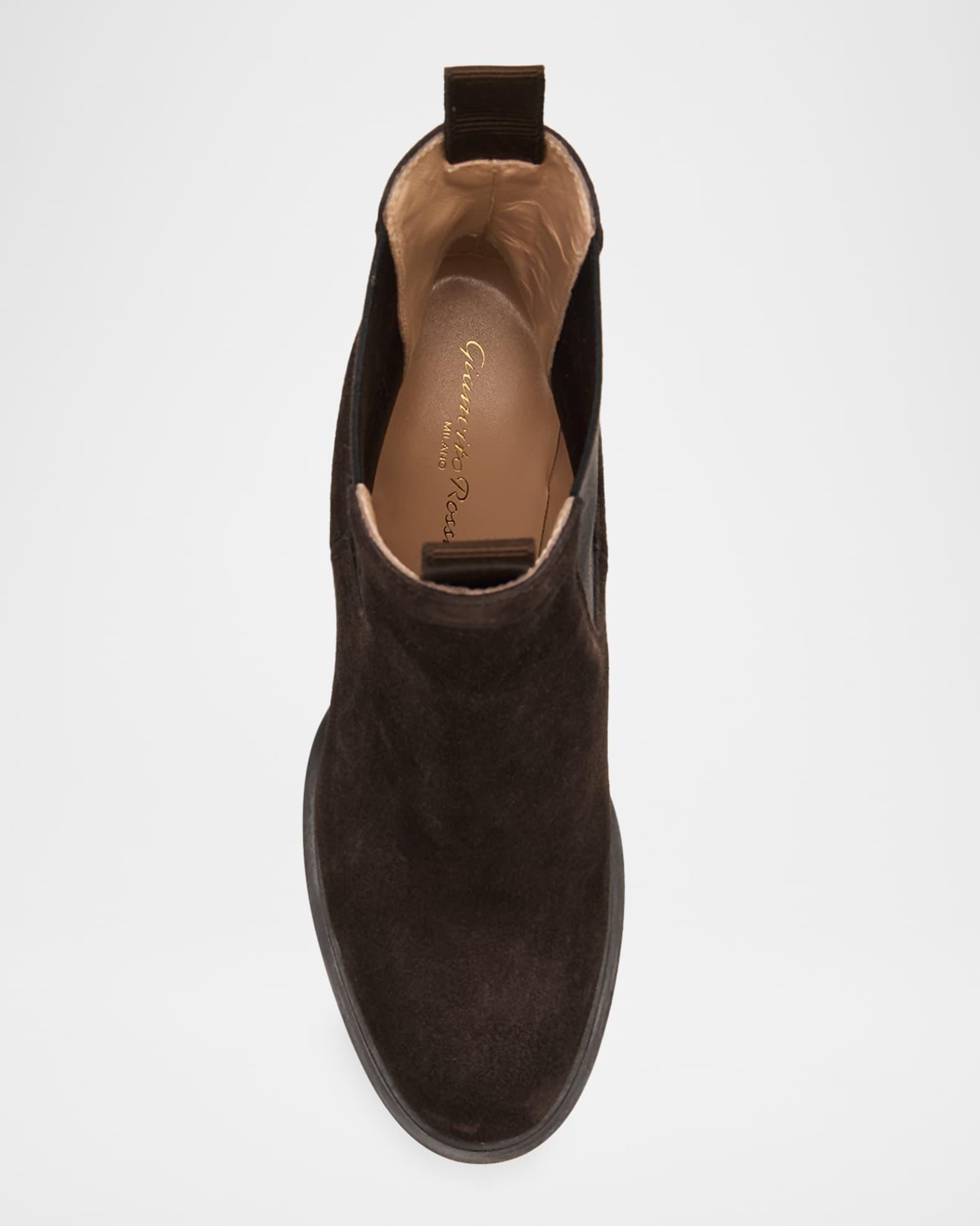 Suede Lug-Sole Booties Product Image