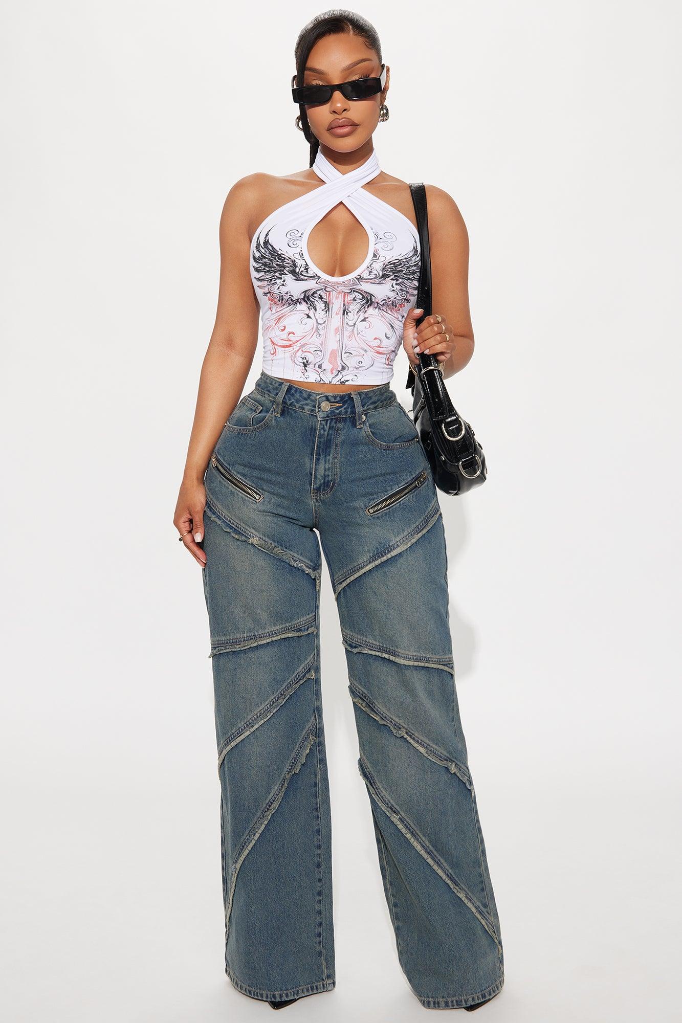 Spread Your Wing Halter Top - White Female Product Image