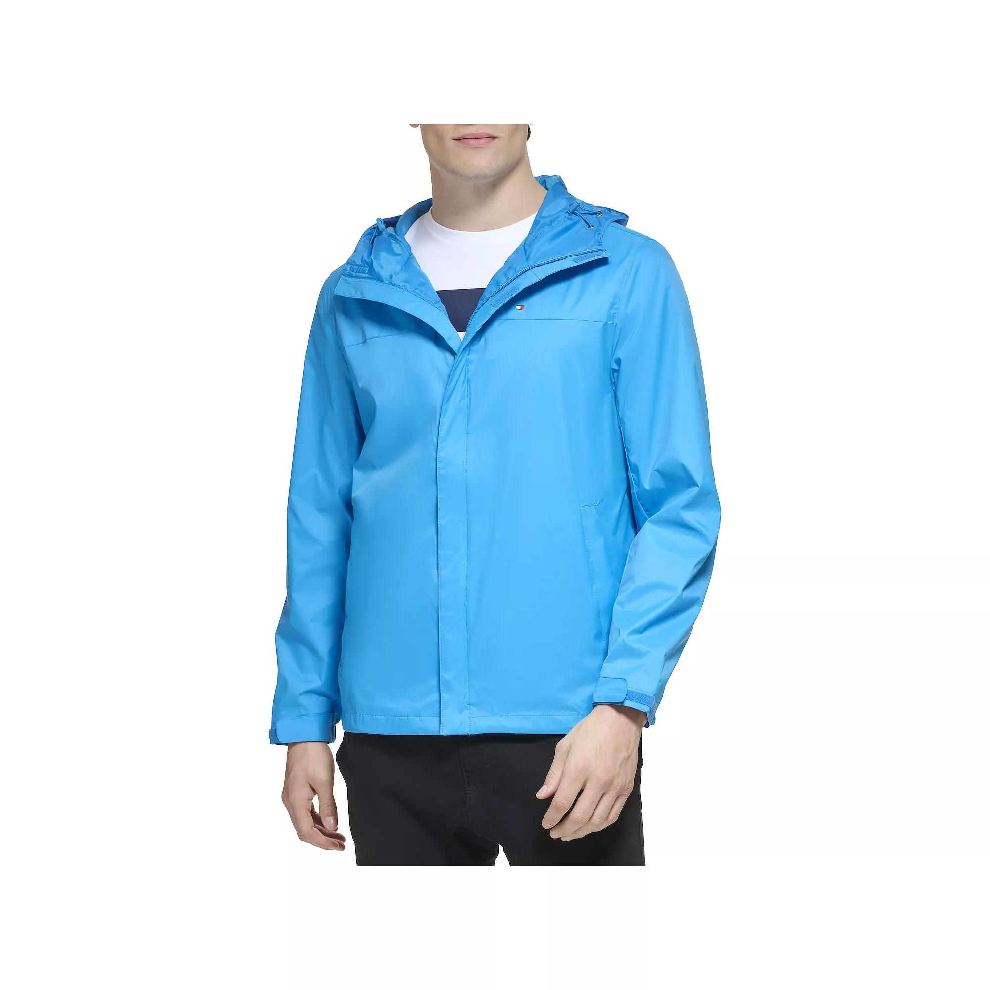 Men's Tommy Hilfiger Hooded Rain Jacket,  Product Image