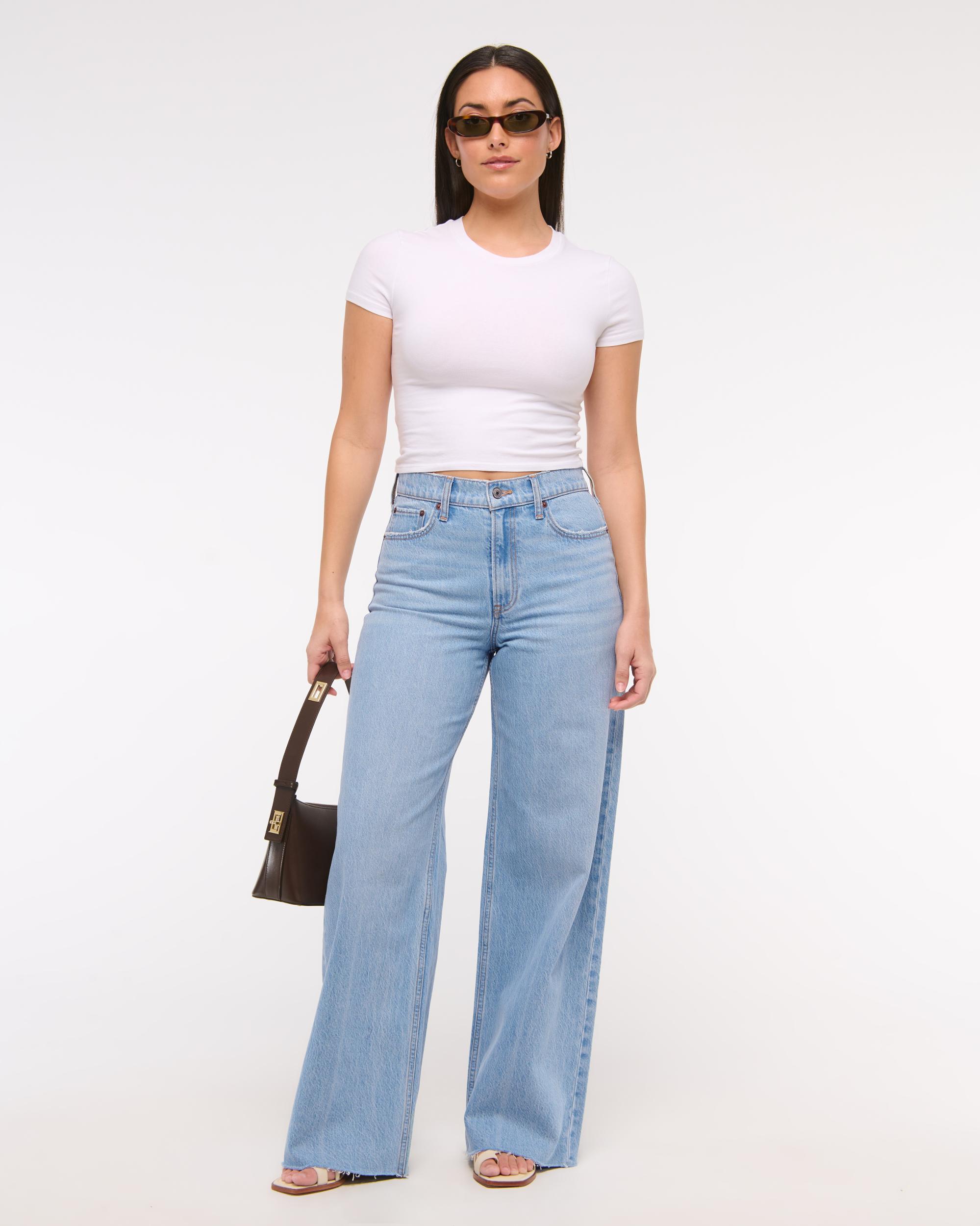 Curve Love High Rise Wide Leg Jean Product Image