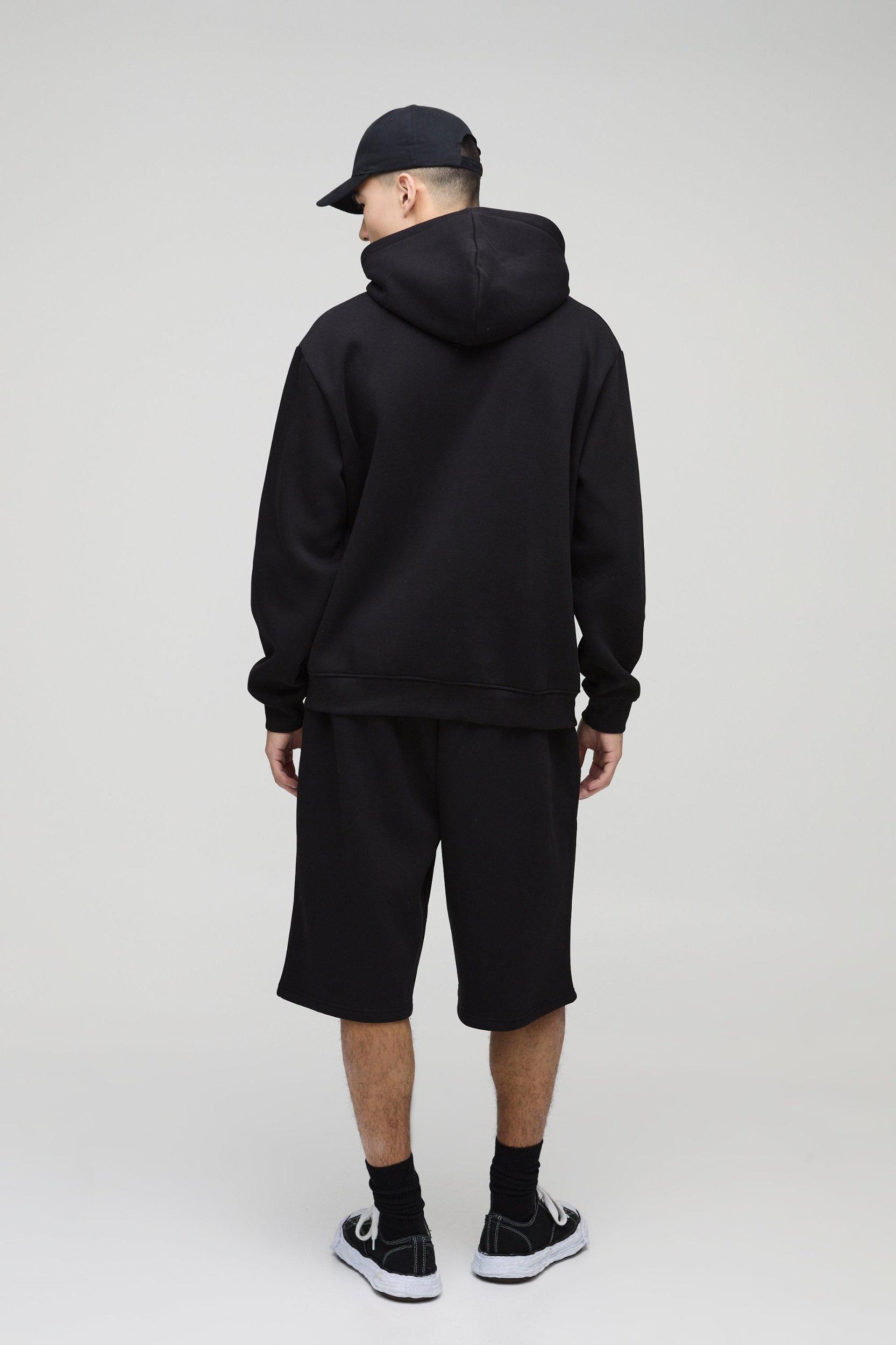 Basic Jersey Jorts | boohooMAN USA Product Image