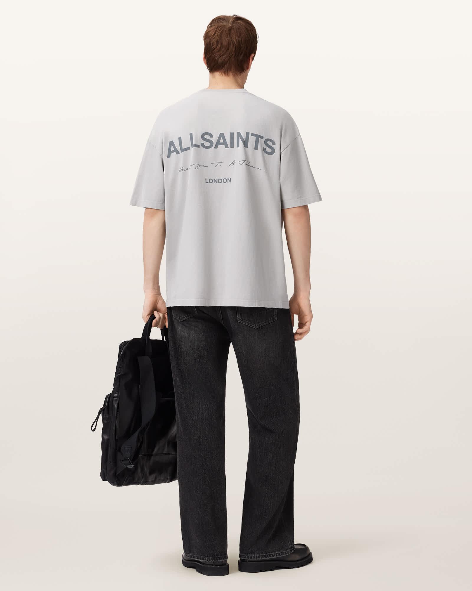 Future Short Sleeve T-Shirt CARBON GREY | ALLSAINTS US Product Image