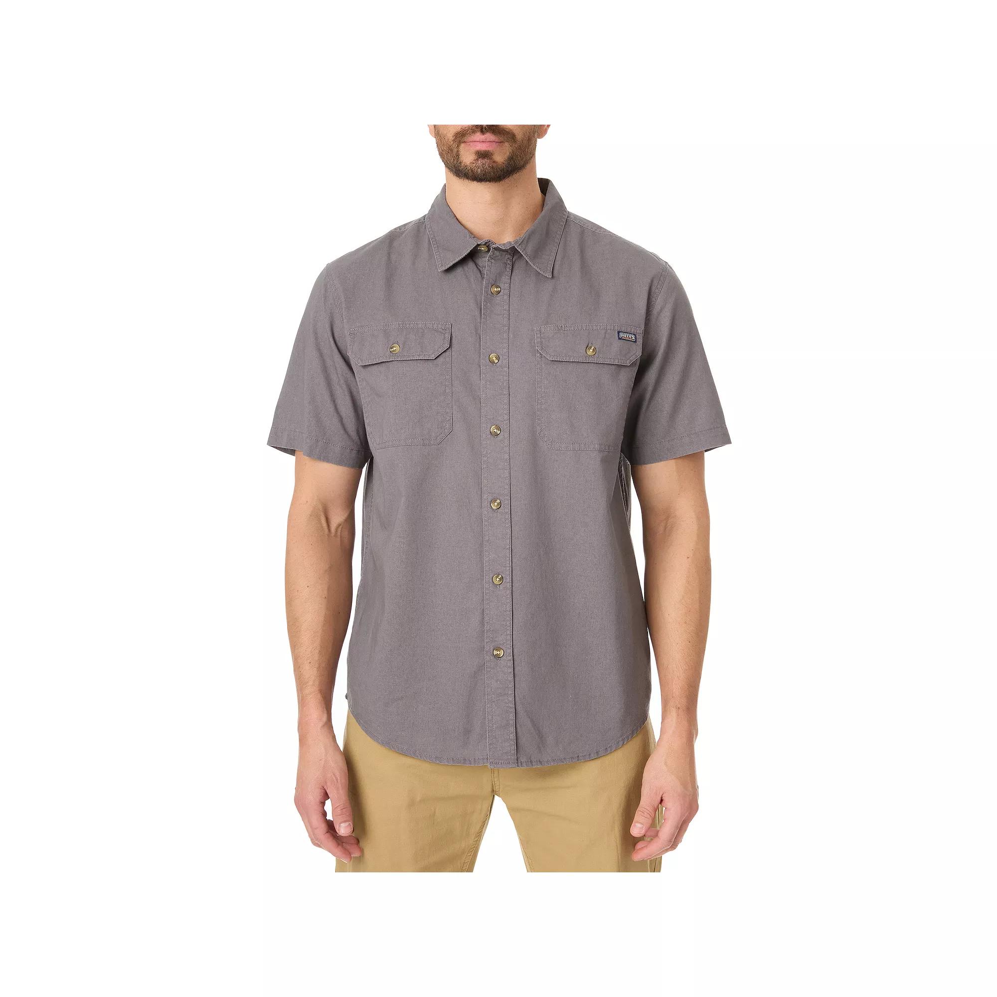 Mens Smith's Workwear Sandwashed Work Shirt, Men's,  Product Image
