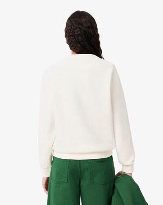 Crew Neck Piqué Sweatshirt Product Image