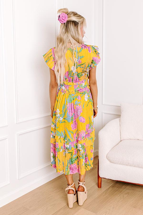 Date Night In Madrid Floral Midi Product Image