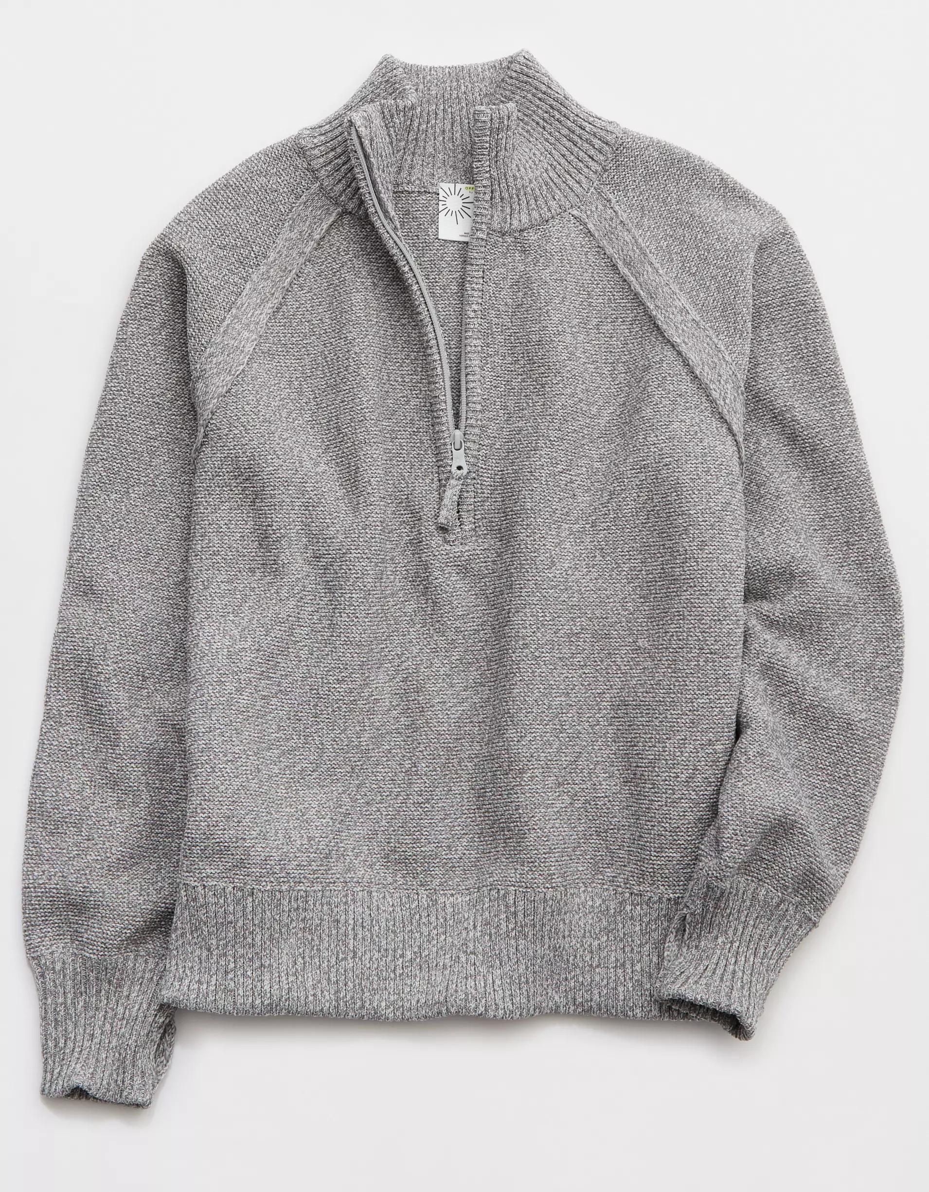 OFFLINE By Aerie Cool Down Quarter Zip Sweater Product Image
