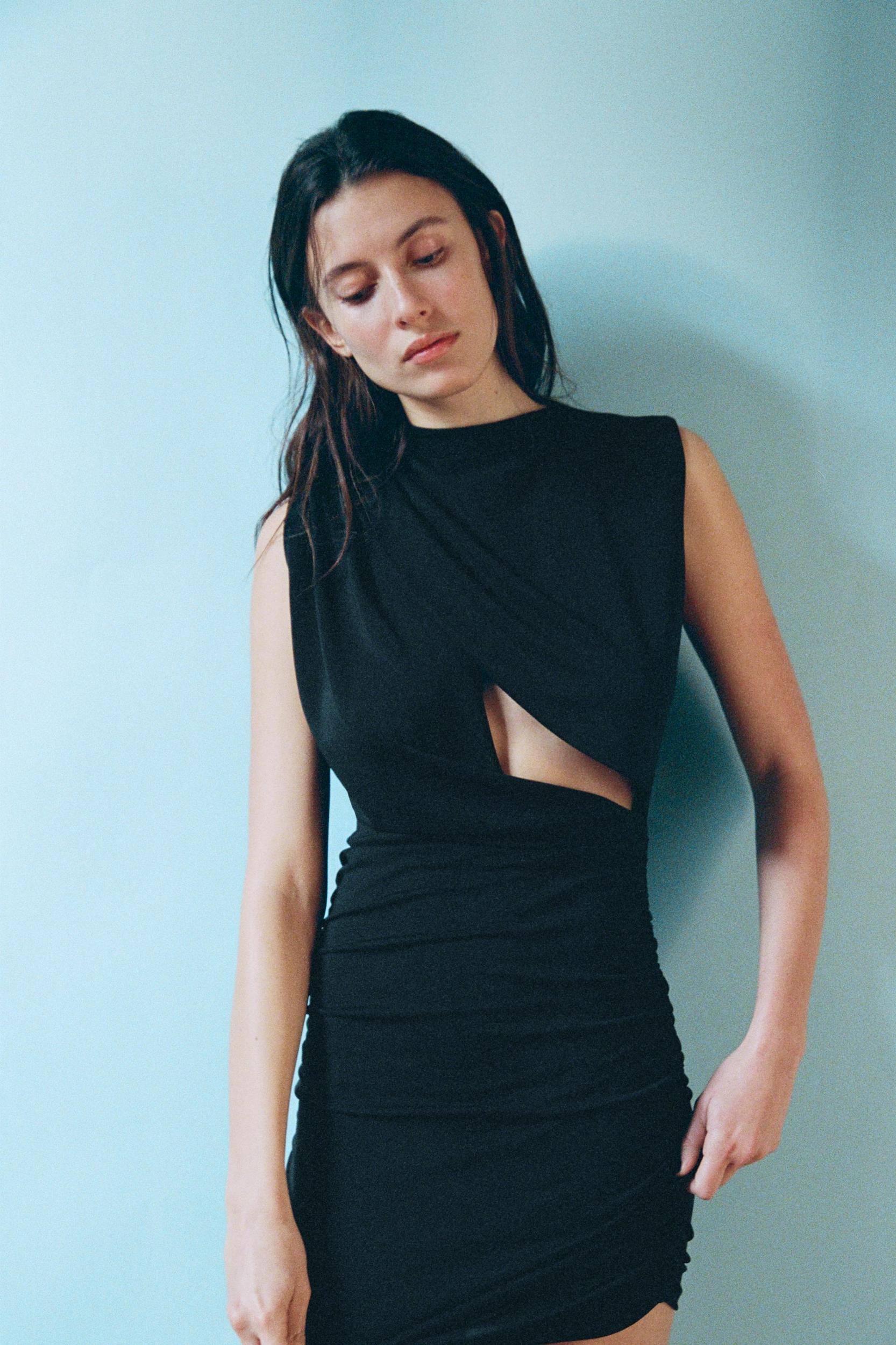 CUT OUT MINI DRESS Product Image