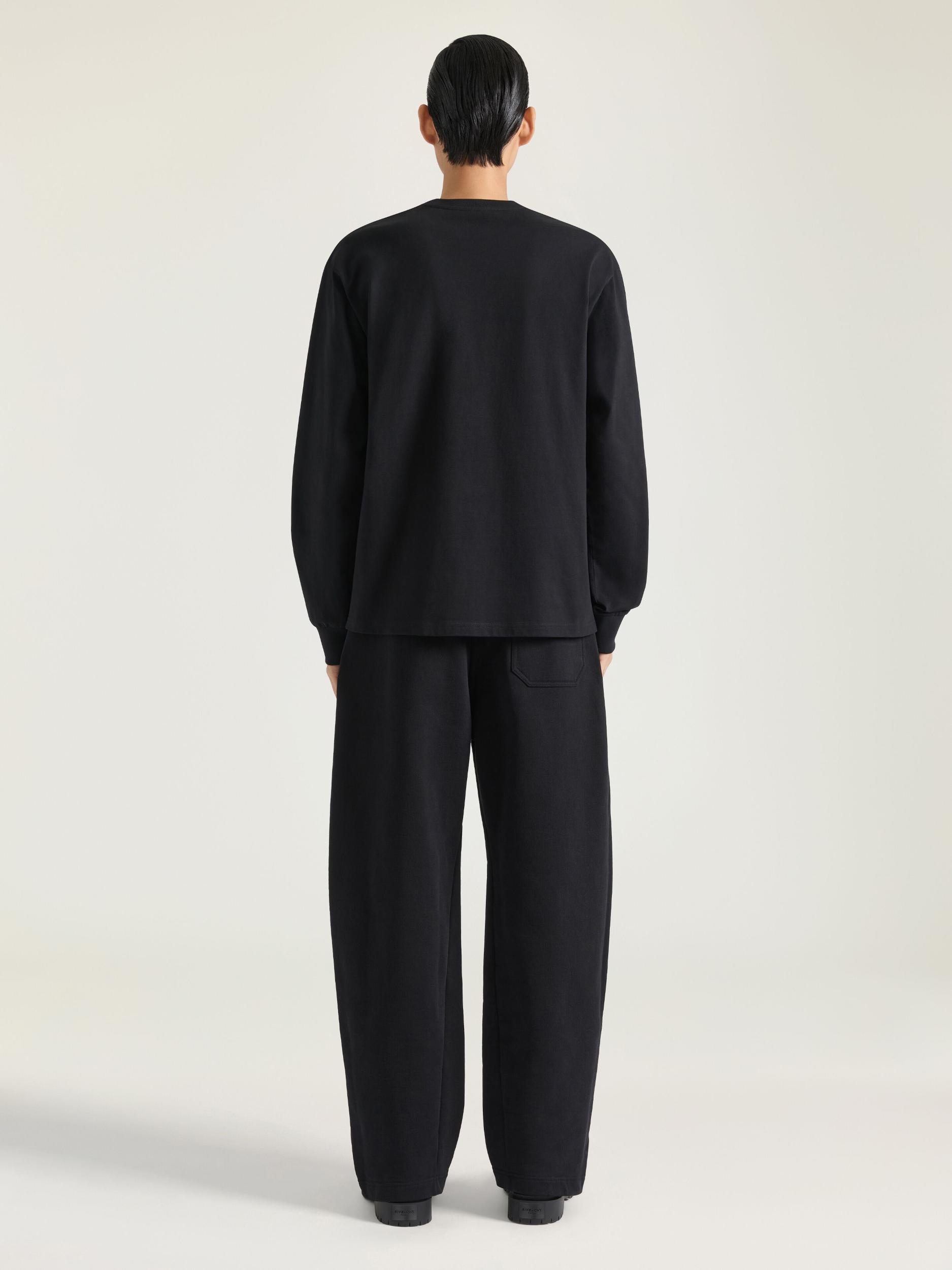 T-shirt in cotton with Trompe l'Œil pattern Product Image