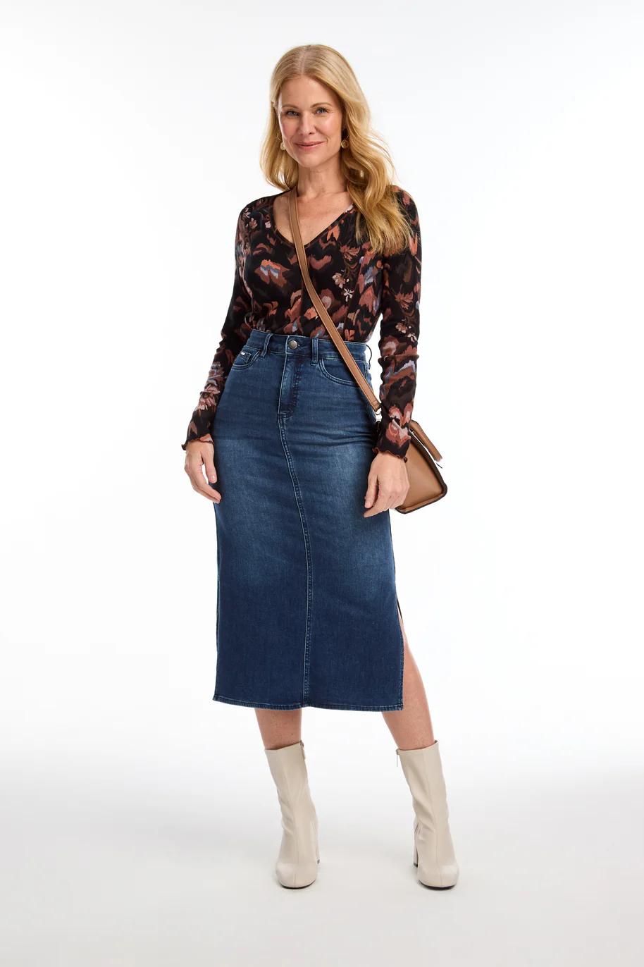Column Midi Skirt Product Image