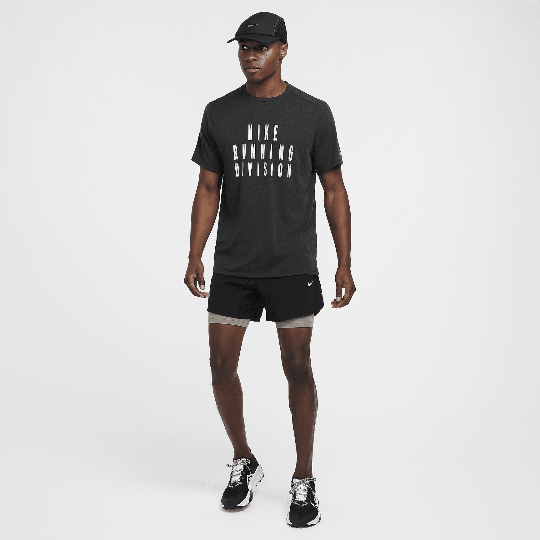 Nike Mens Rise 365 Running Division Dri-FIT Short-Sleeve Running Top | FZ1129-010 Product Image