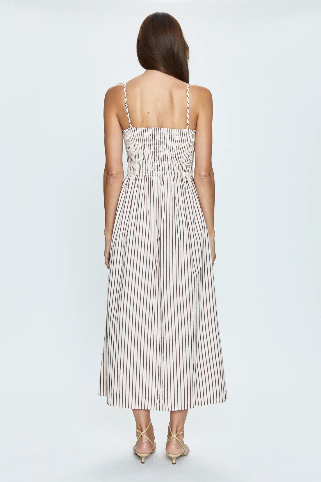 Bianca Dress - Tiramisu Stripe Product Image
