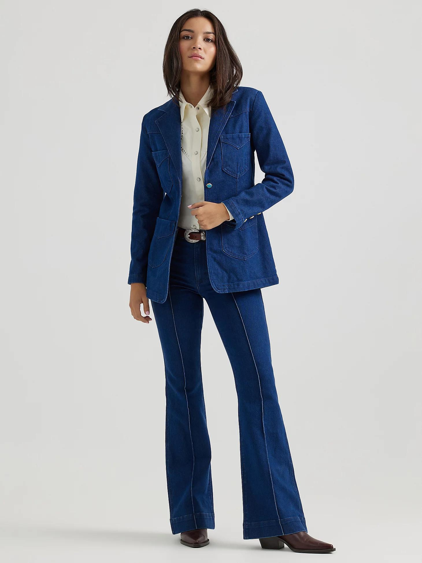 Wrangler® x Yellow Rose by Kendra Scott Fitted Blazer | Women's JACKETS & OUTERWEAR | Wrangler® Product Image