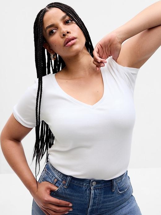 Modern V-Neck T-Shirt Product Image