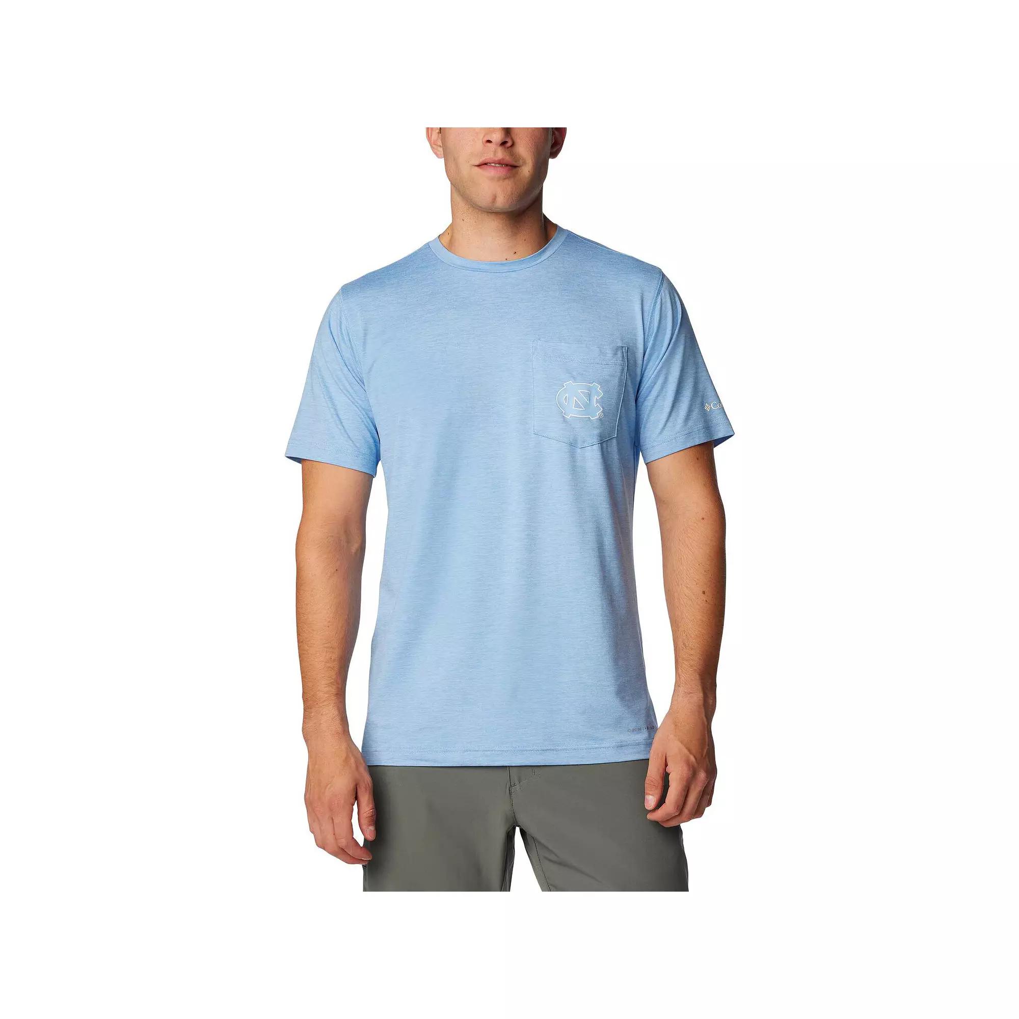 Men's Columbia Carolina Blue North Carolina Tar Heels Tech Trail Omni-Wick T-Shirt,  Product Image