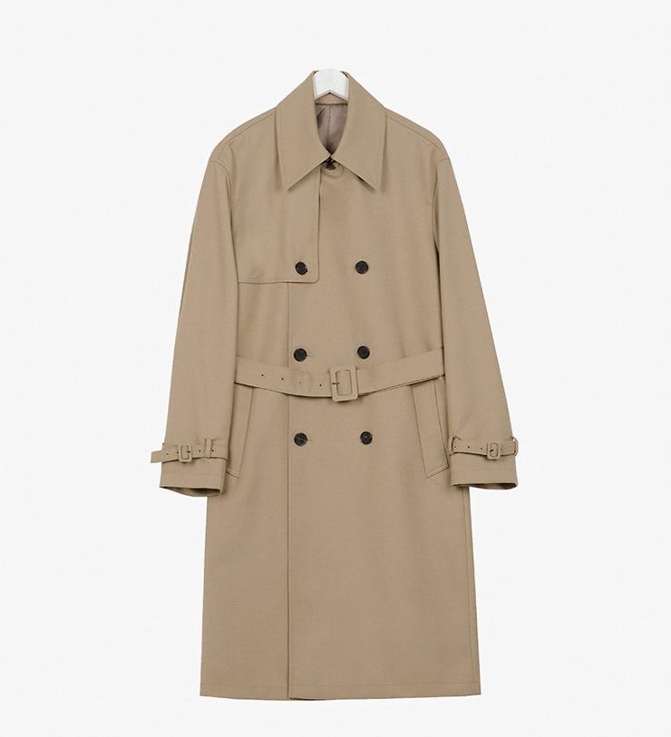 RT No. 2796 KHAKI TRENCH COAT Product Image