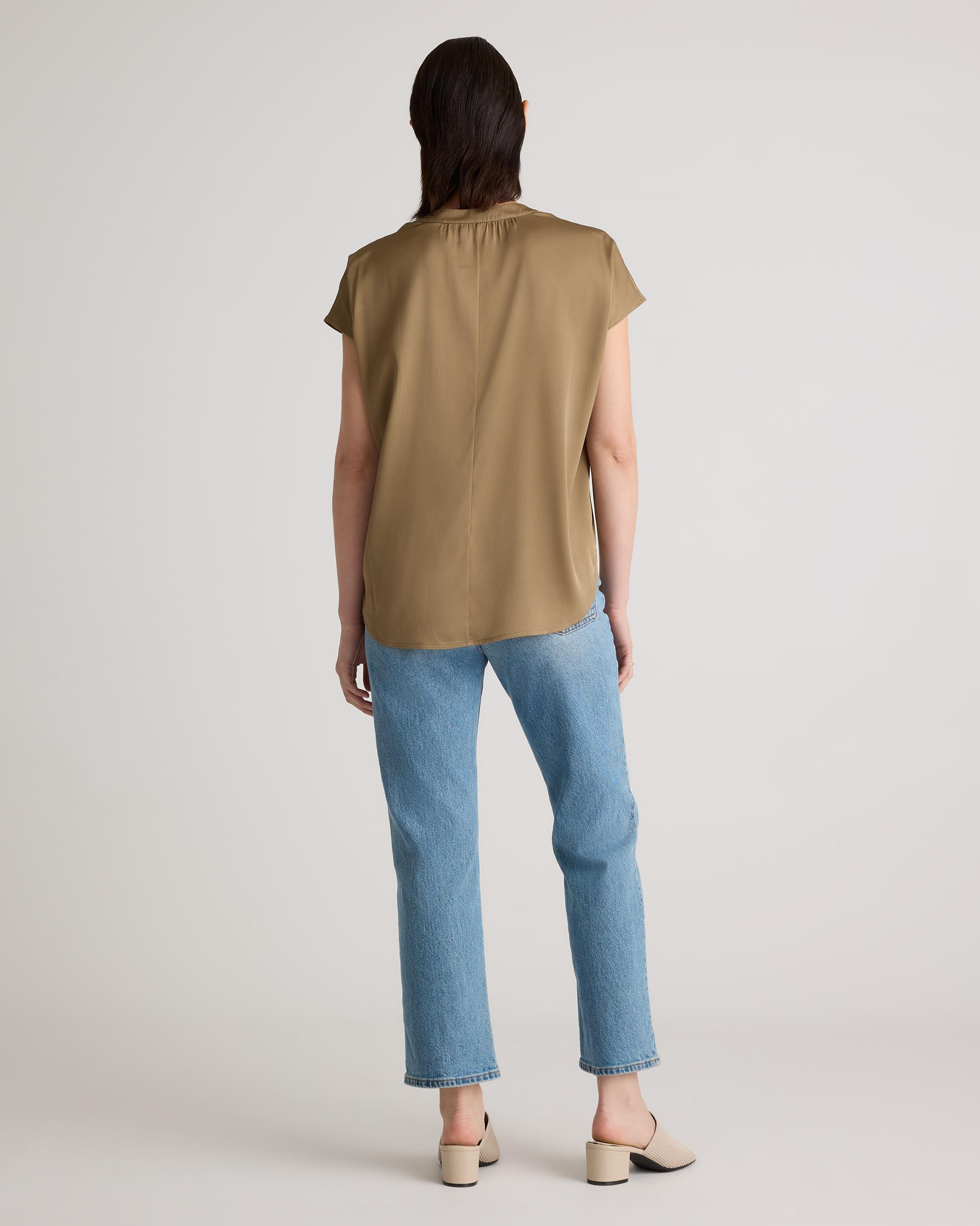 Quince | Women's Washable Stretch Silk Dolman Sleeve Blouse Mulberry Silk Product Image