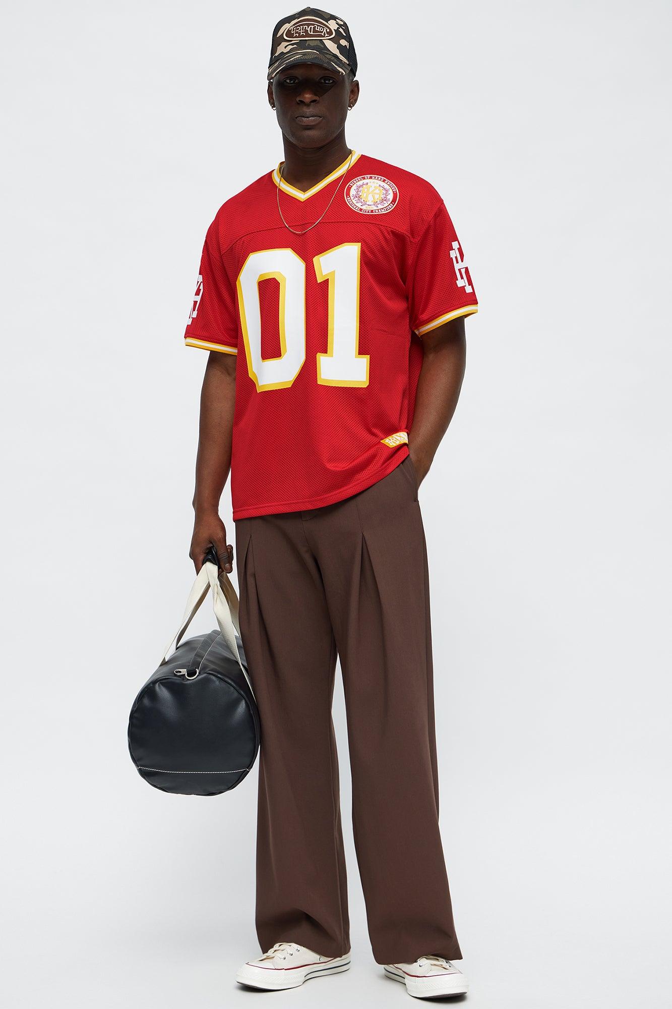 Short Sleeve Grind Academy Jersey - Red Male Product Image