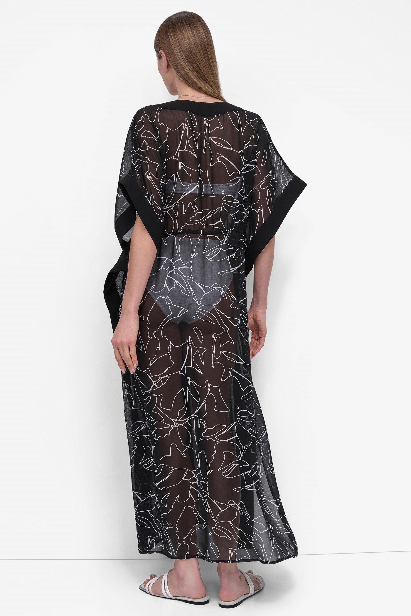 TIE-FRONT MAXI KAFTAN Product Image