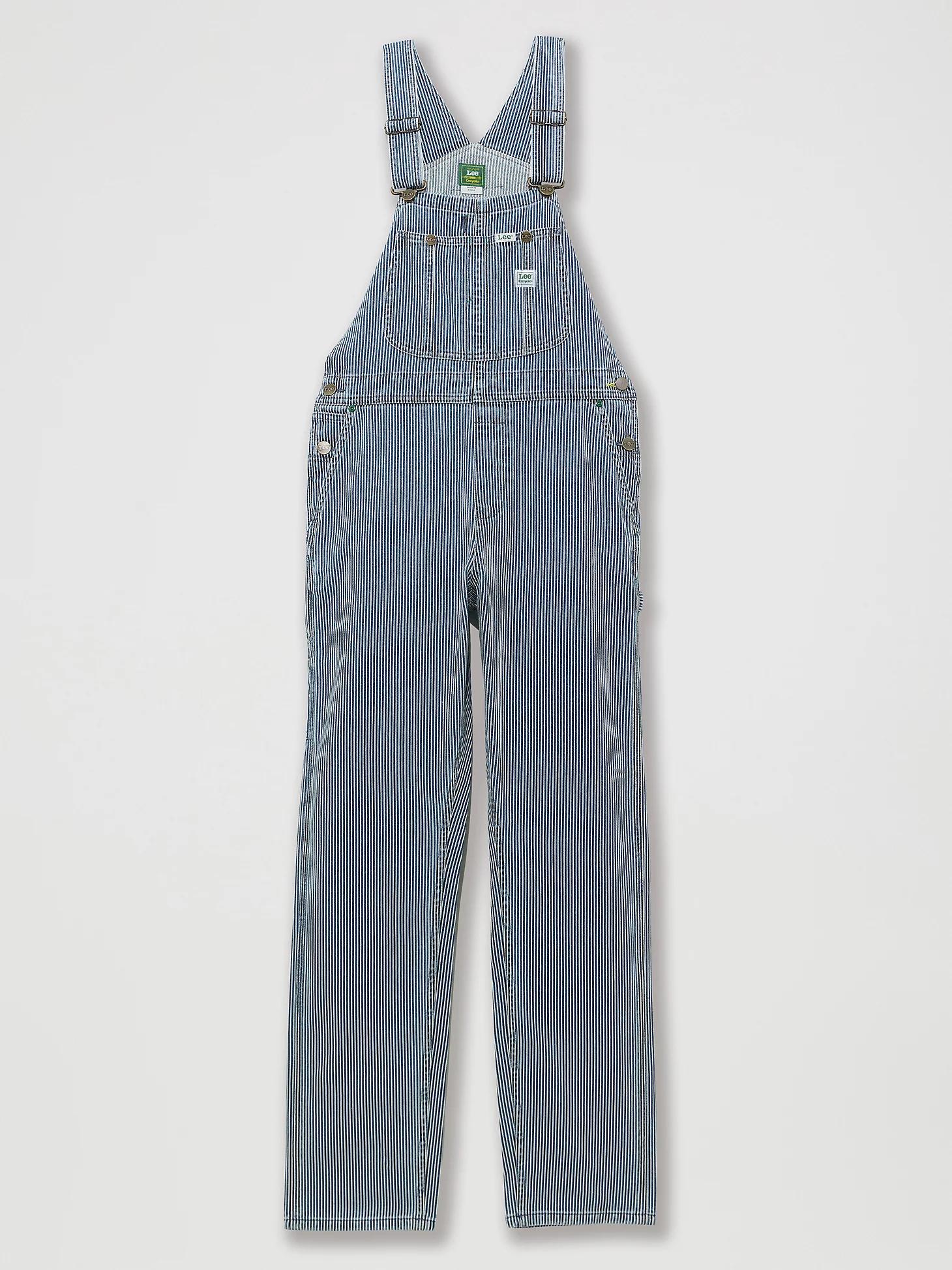Men's Lee® x Crayola® Railroad Stripe Relaxed Bib Overall | Men's Union-Alls & Overalls | Lee® Product Image