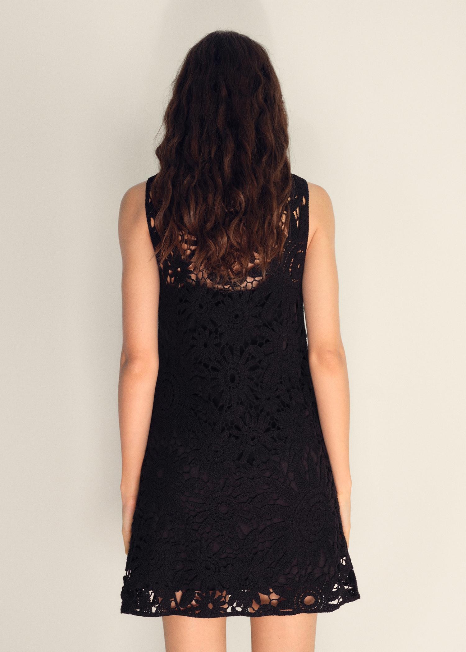 Crochet short dress - Women | MANGO USA Product Image