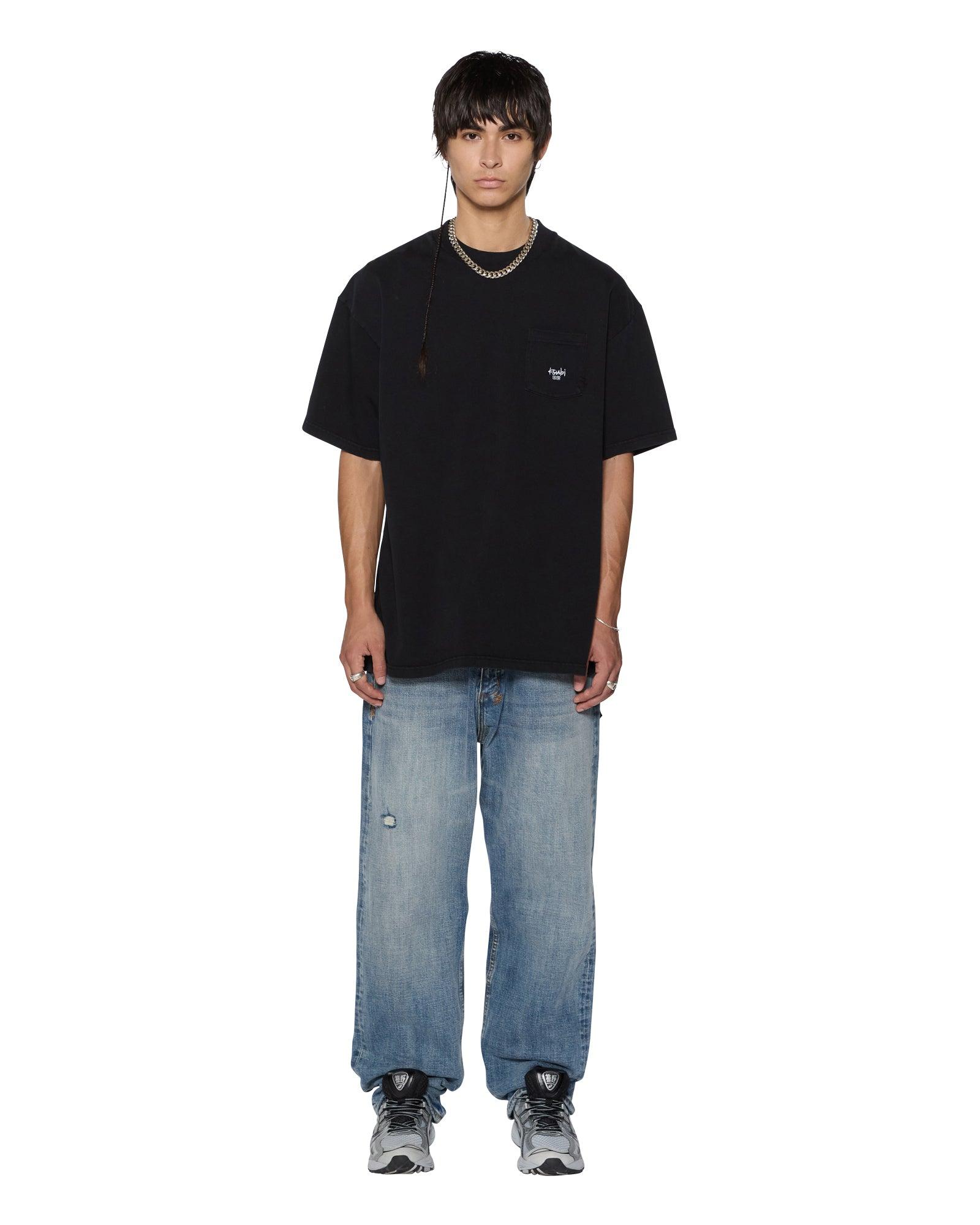 STAMP EKCESS POCKET SS TEE BLACK Male Product Image