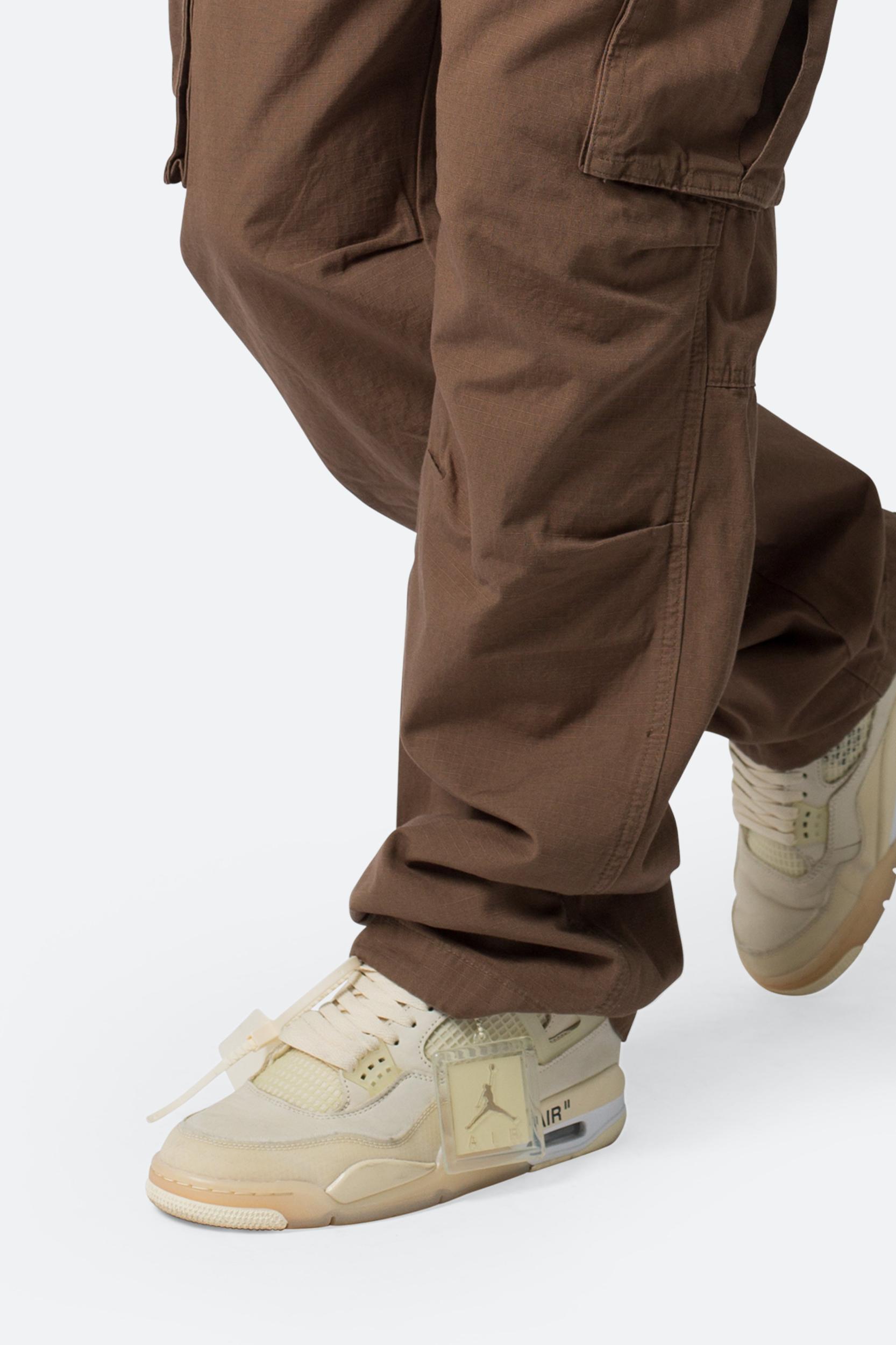 Ultra Baggy Vintage Cargo Pants - Brown Product Image