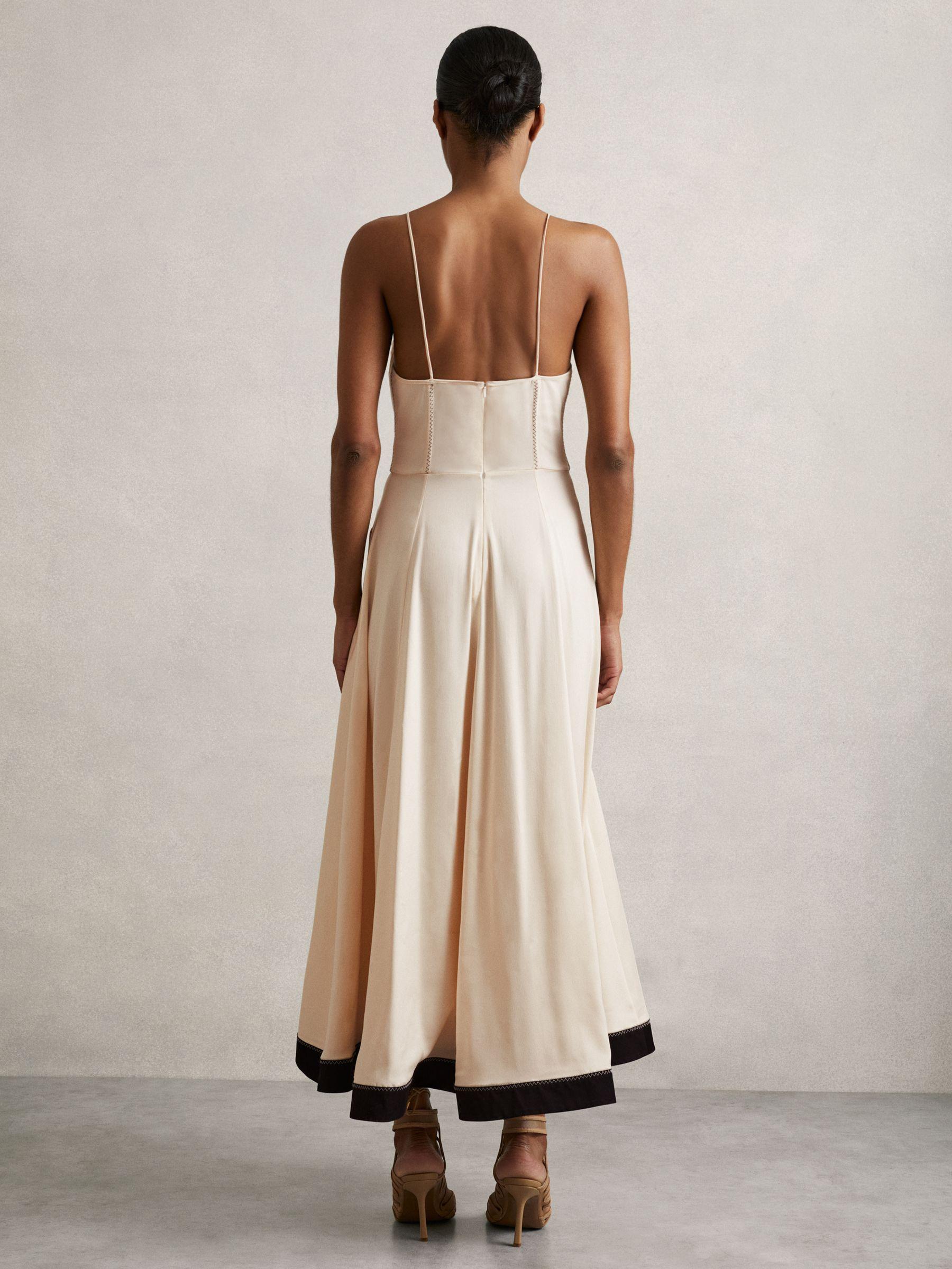 Atelier Corset Midi Dress in Neutral Product Image