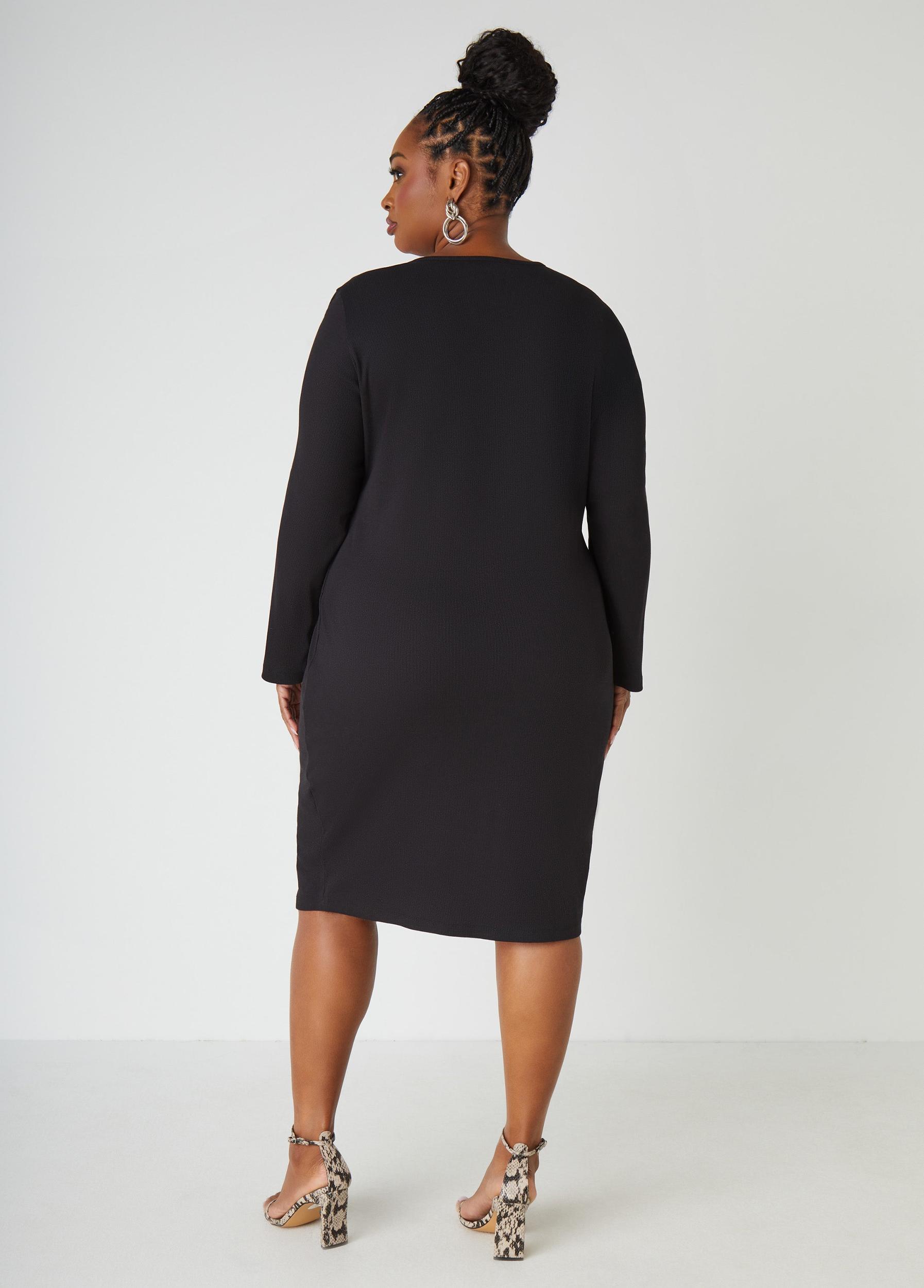 Ribbed Midi Bodycon Dress Product Image