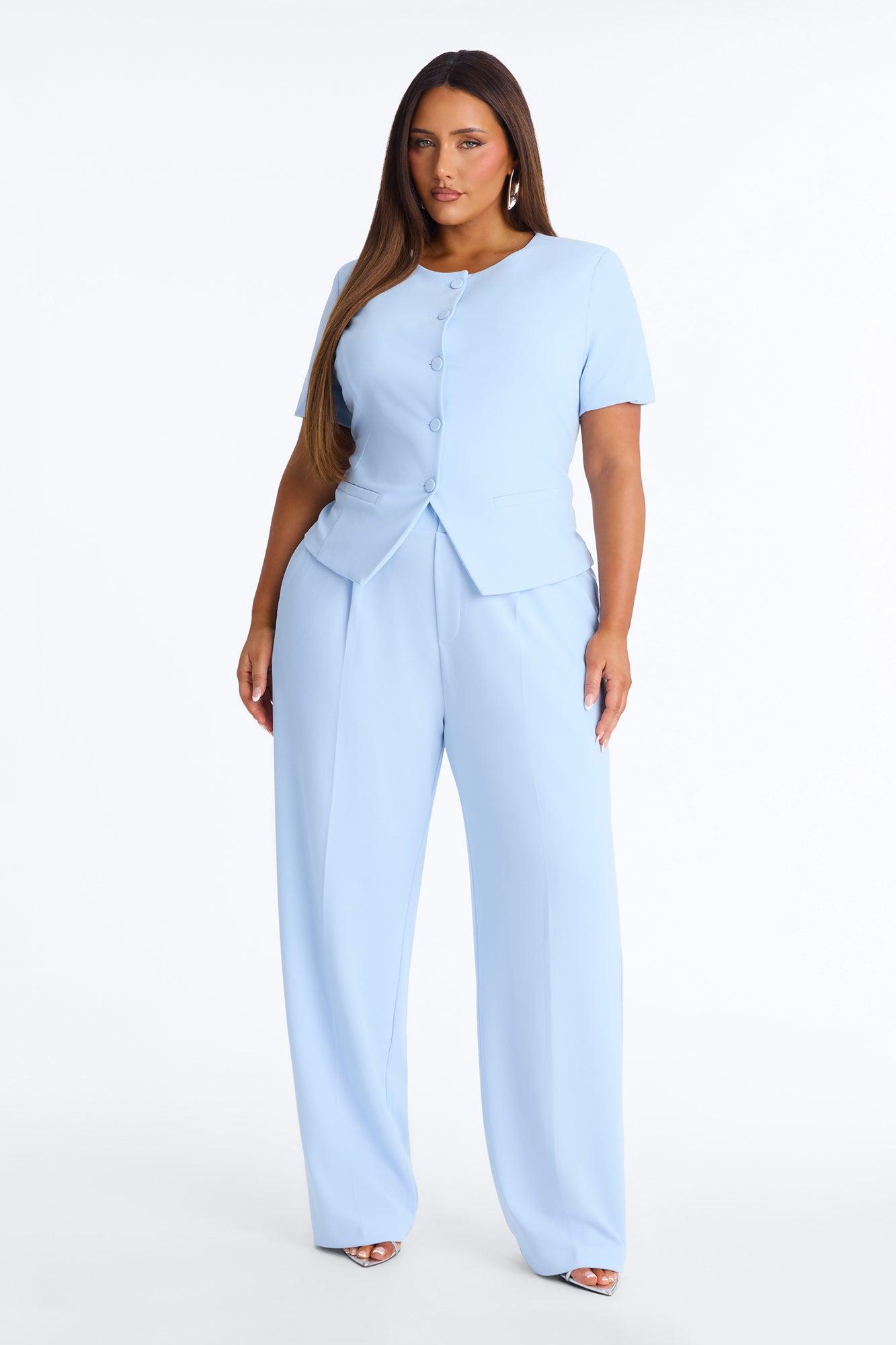 Mission Accomplished Trouser - Light Blue Female Product Image